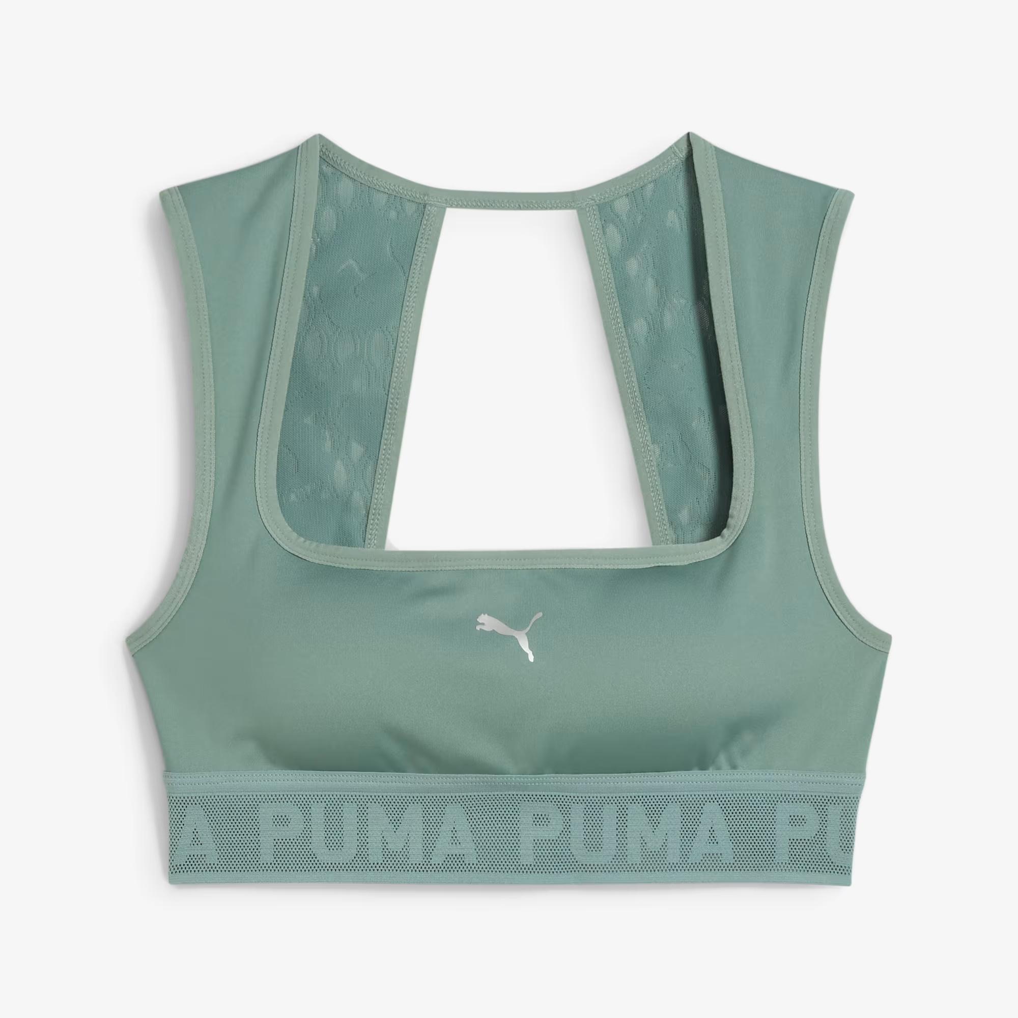 Puma Move Lace Kadın Yeşil Antrenman Bra