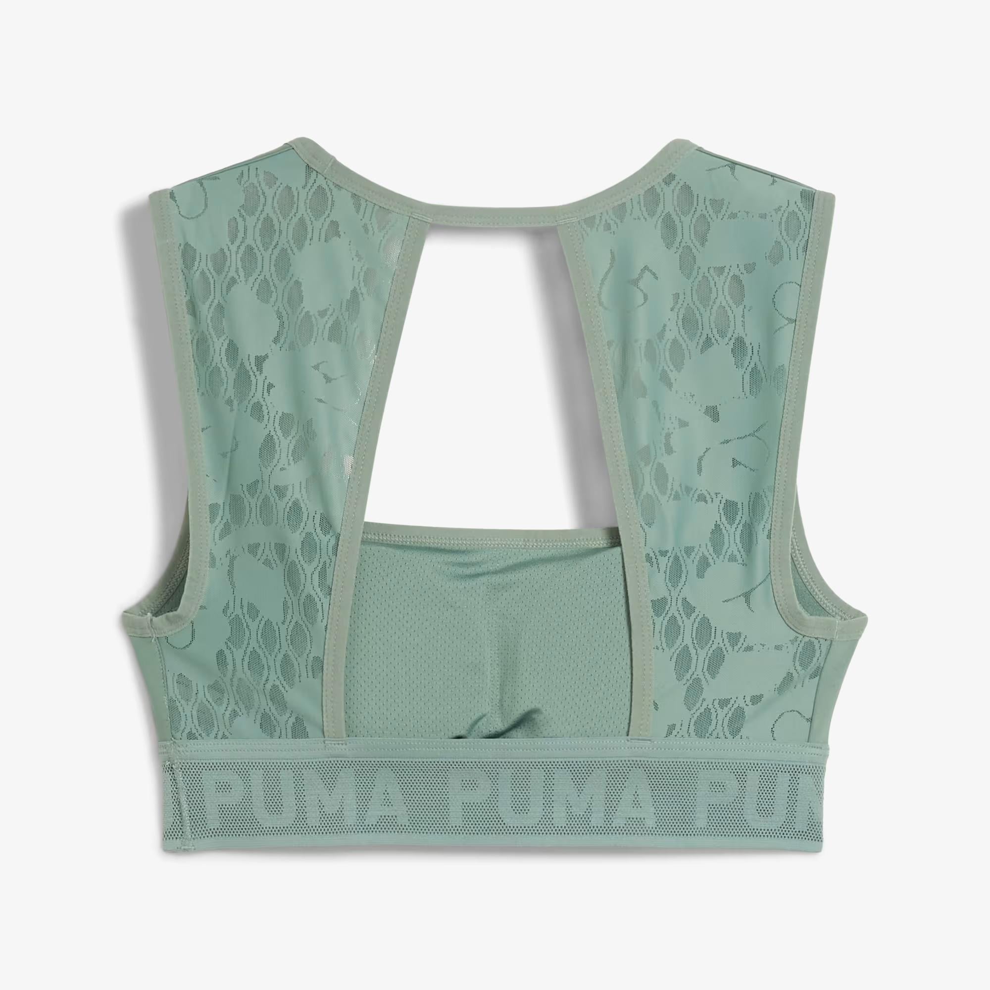 Puma Move Lace Kadın Yeşil Antrenman Bra