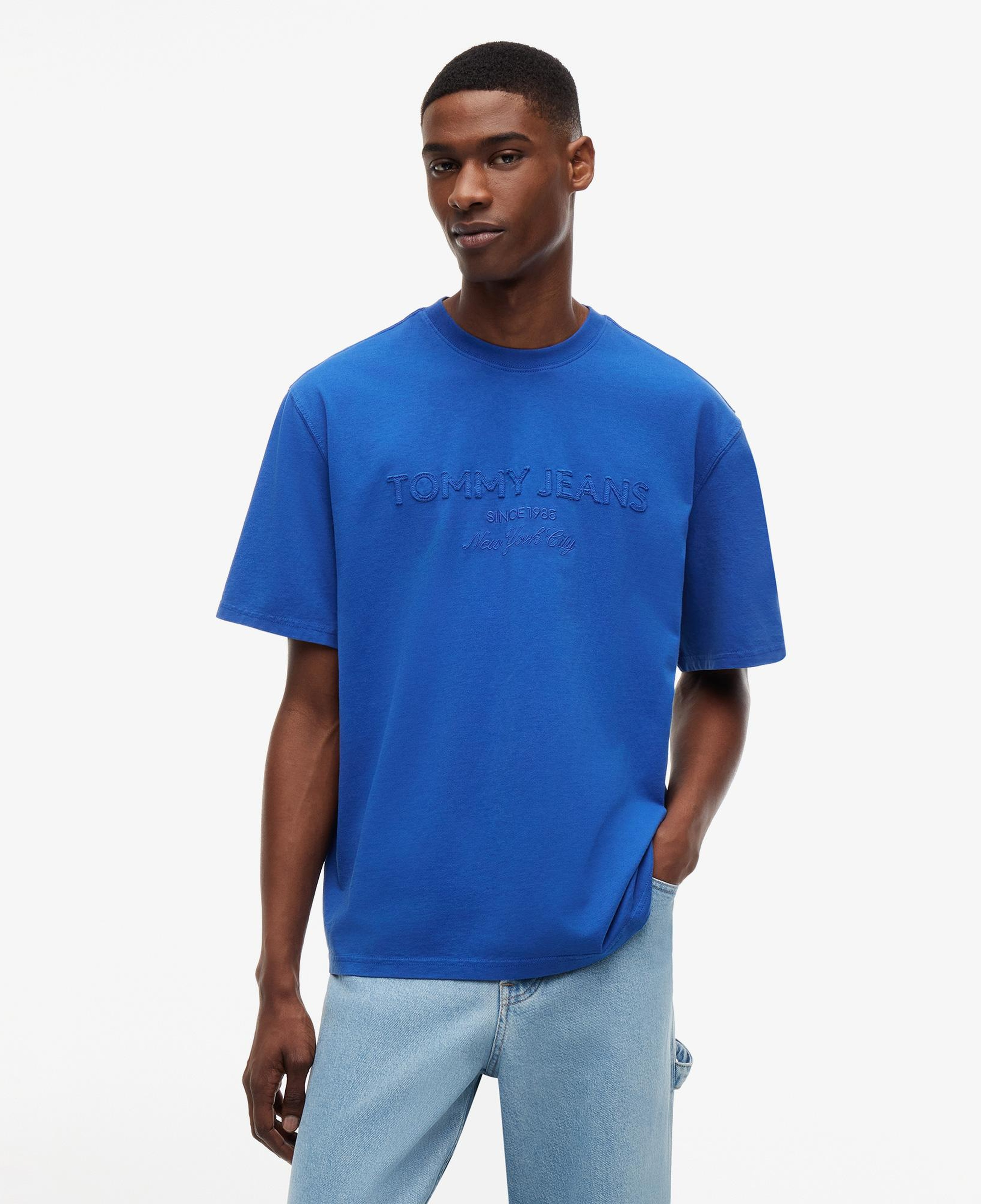 Tommy Hilfiger 90s New Classics Ss Tee Erkek Mavi T-Shirt