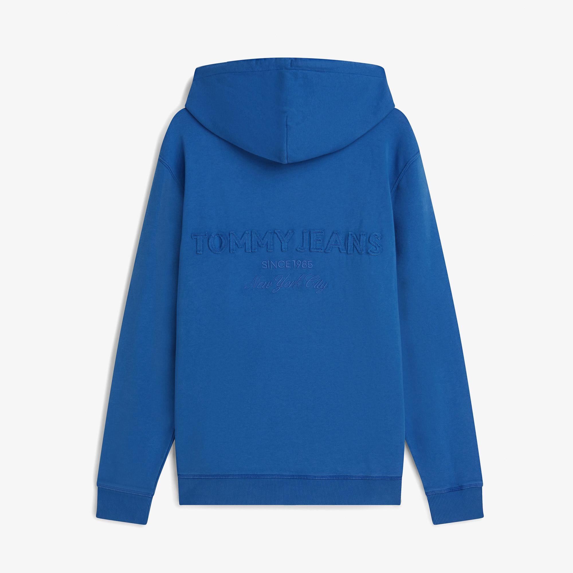 Tommy Hilfiger Regular New Classics Erkek Mavi Sweatshirt
