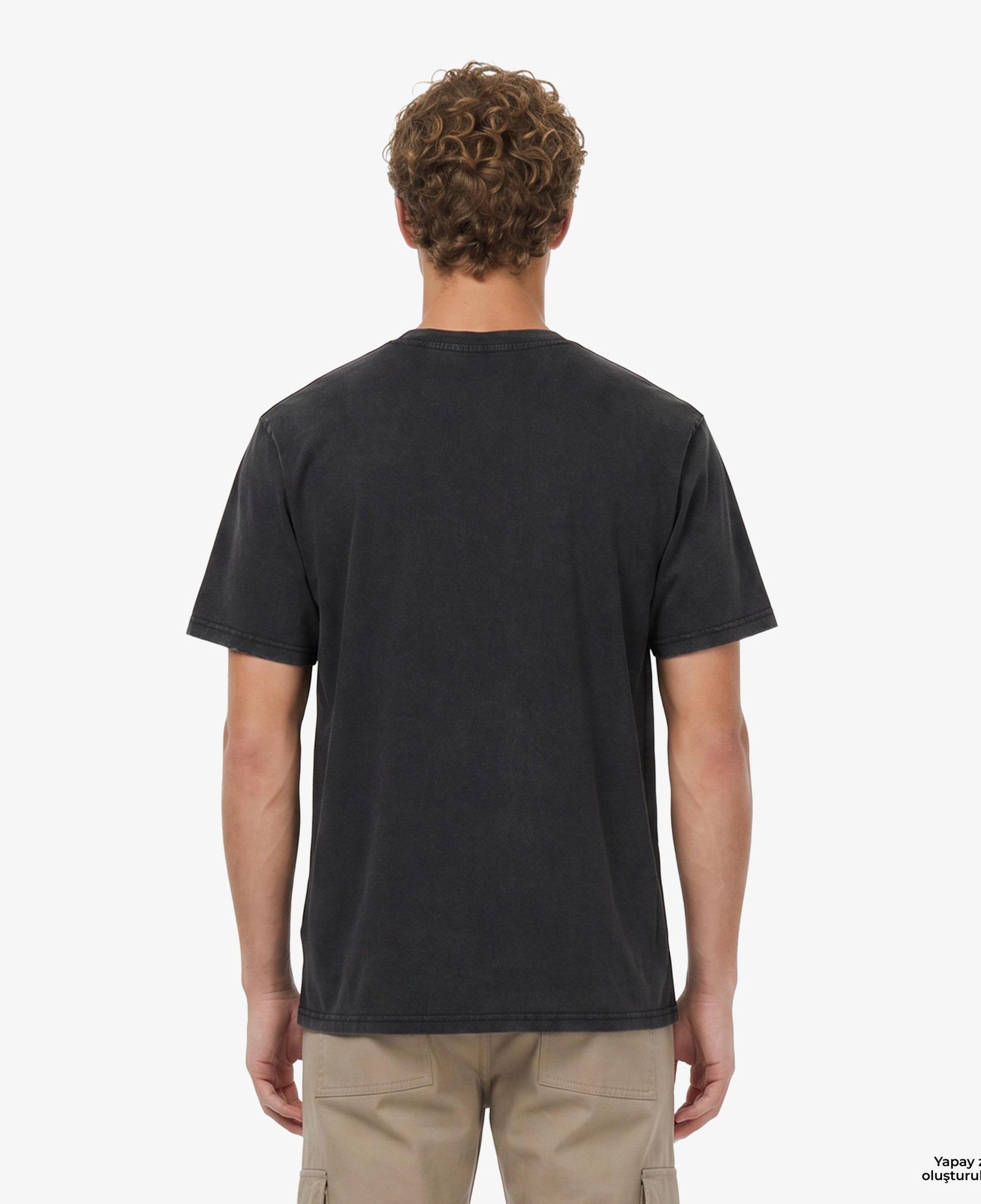 Karl Kani Signature Skyline Washed Boxy Erkek Siyah T-Shirt