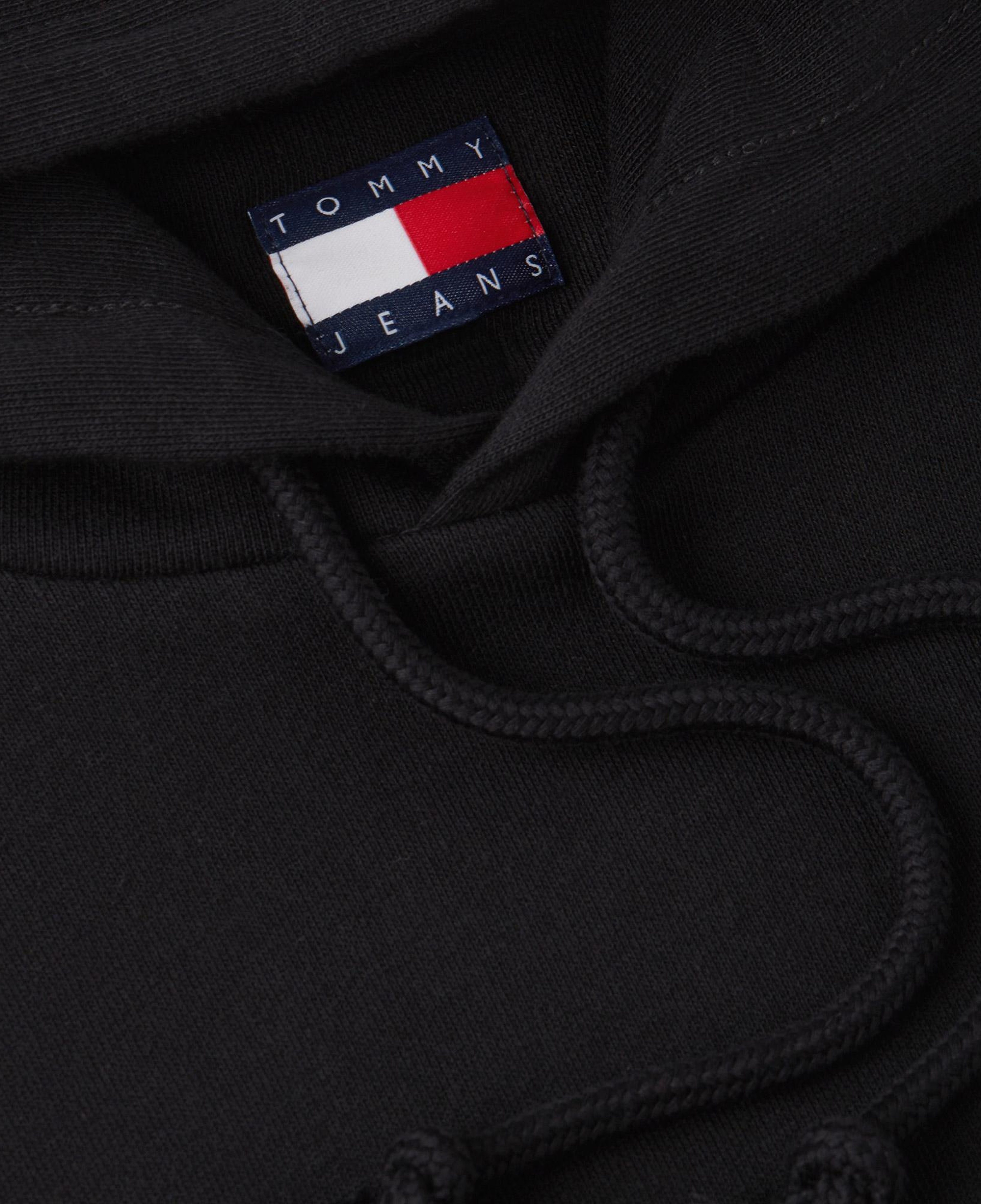 Tommy Hilfiger Relaxed Signature Erkek Siyah Sweatshirt