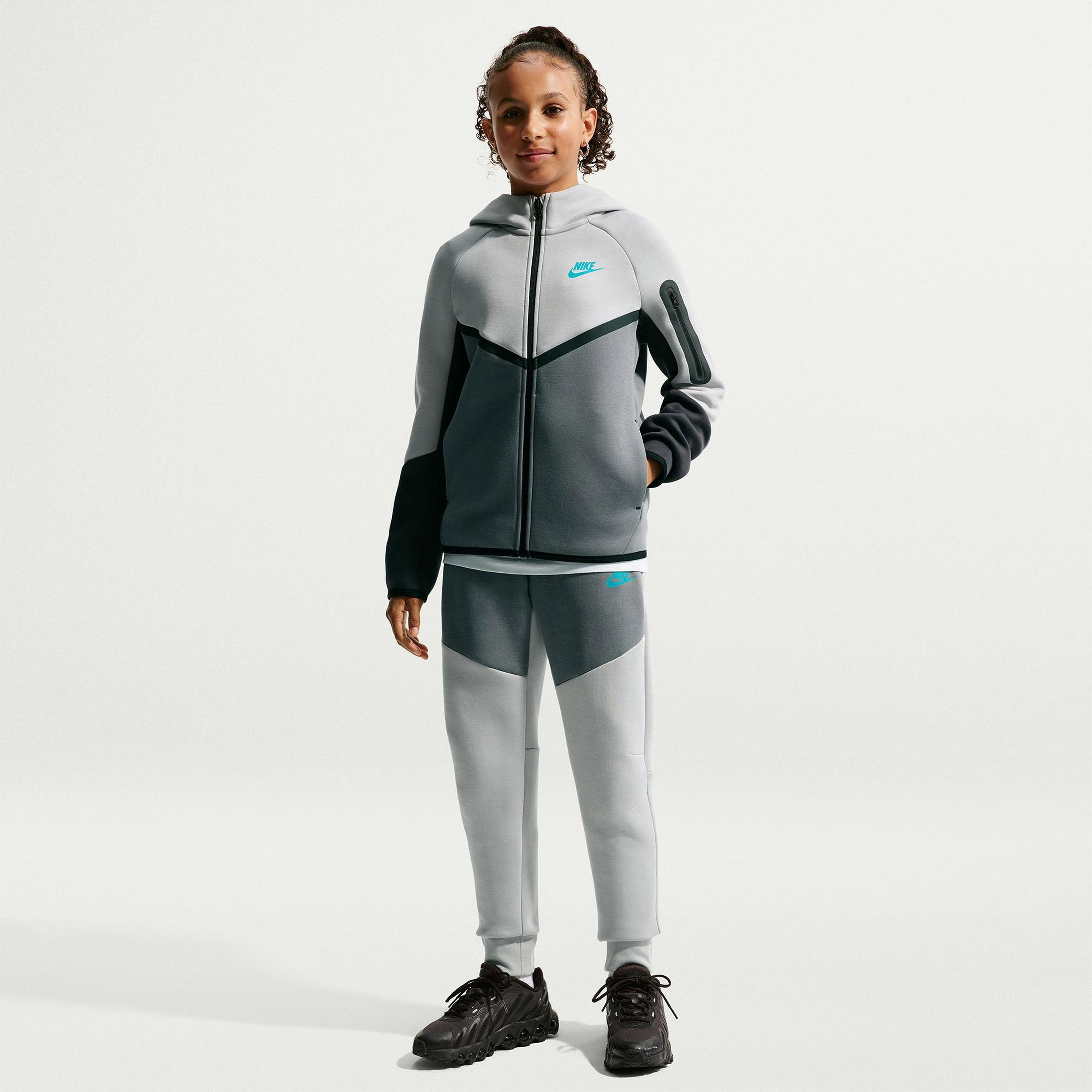 Nike Sportswear Tech Fleece Genç Çocuk Yeşil Eşofman Üstü