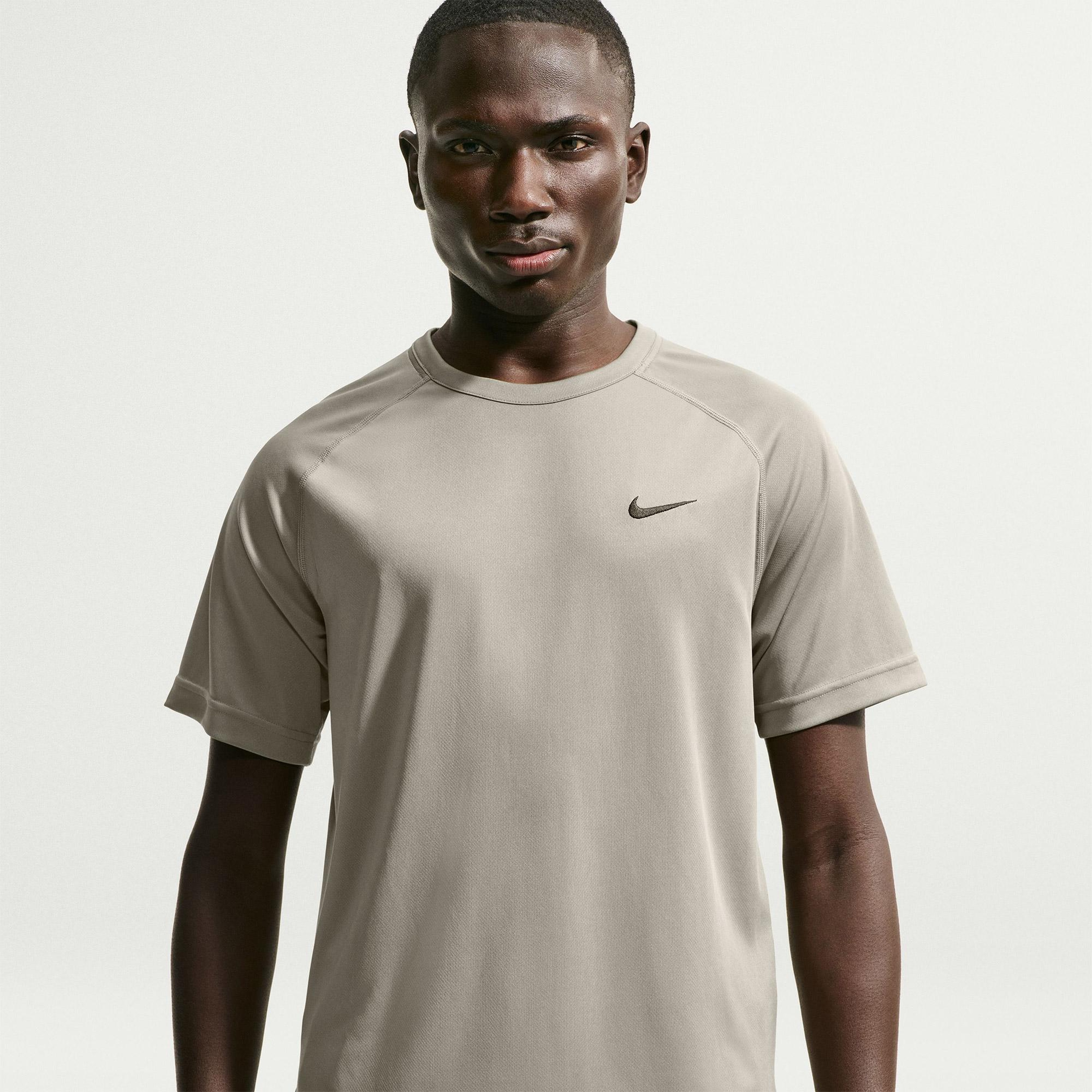 Nike Dri-Fit Flex Erkek Bej T-Shirt