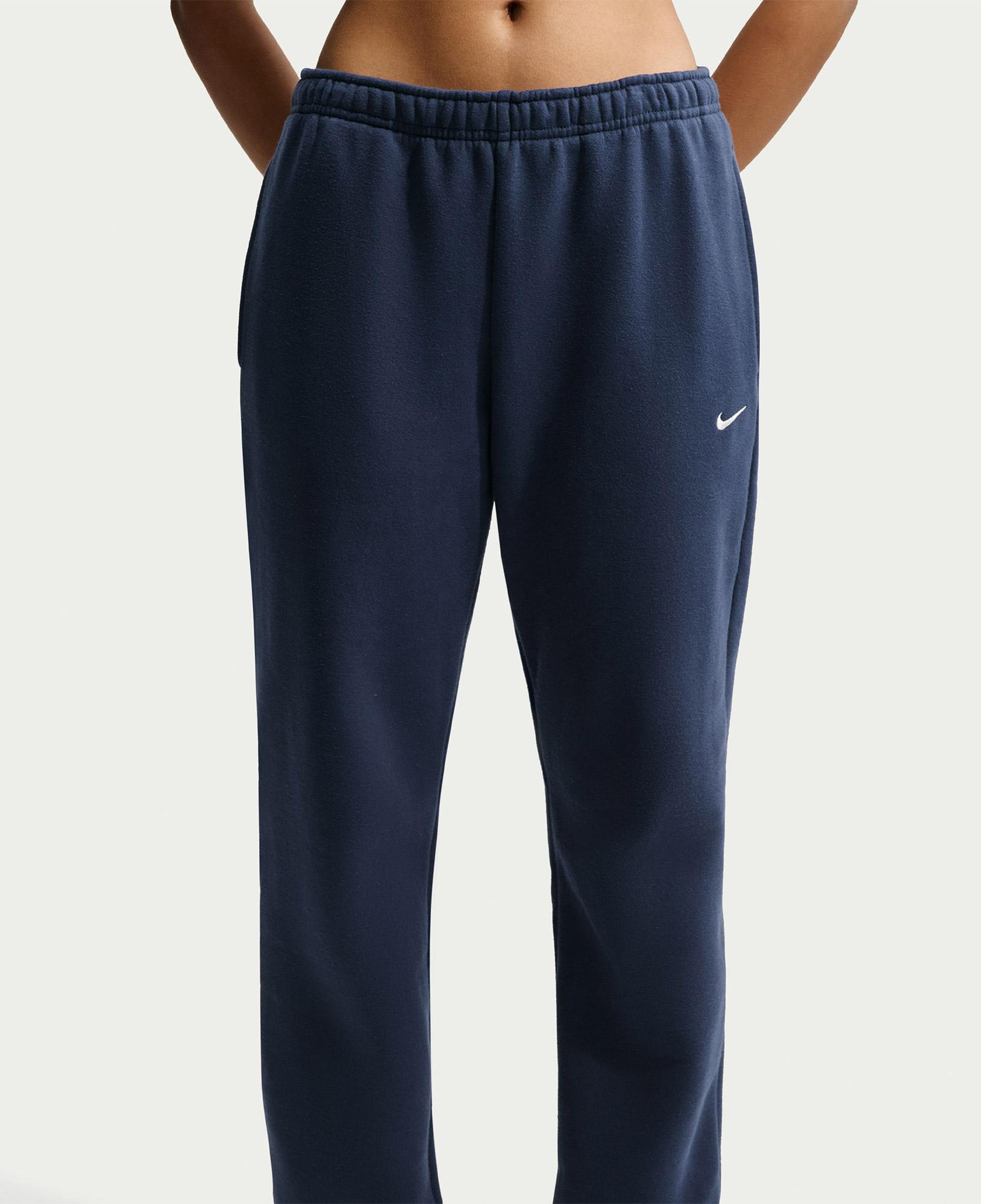 Nike Studio Fleece Kadın Lacivert Eşofman Altı
