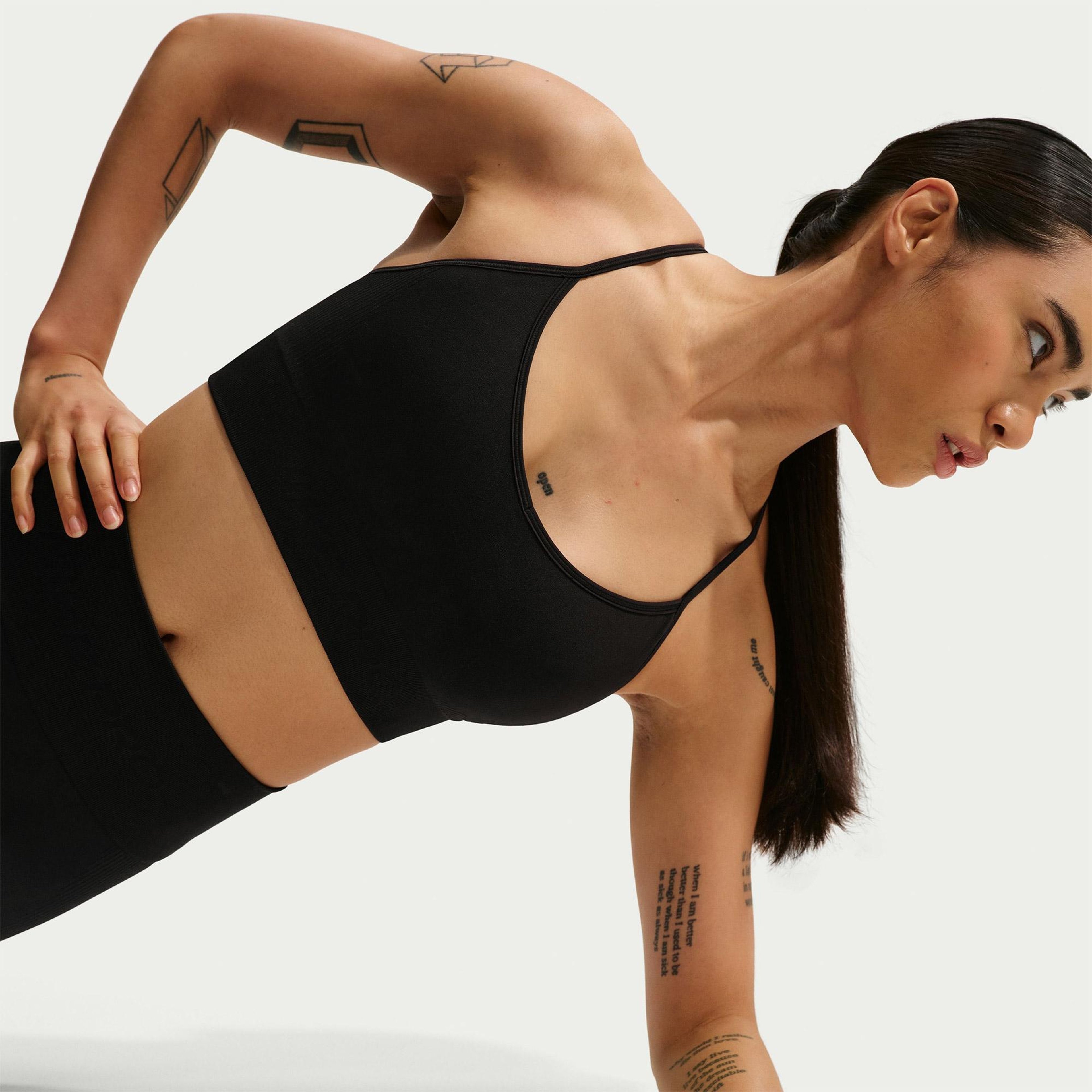 Nike Pro Dri-Fit Seamless Kadın Siyah Bra