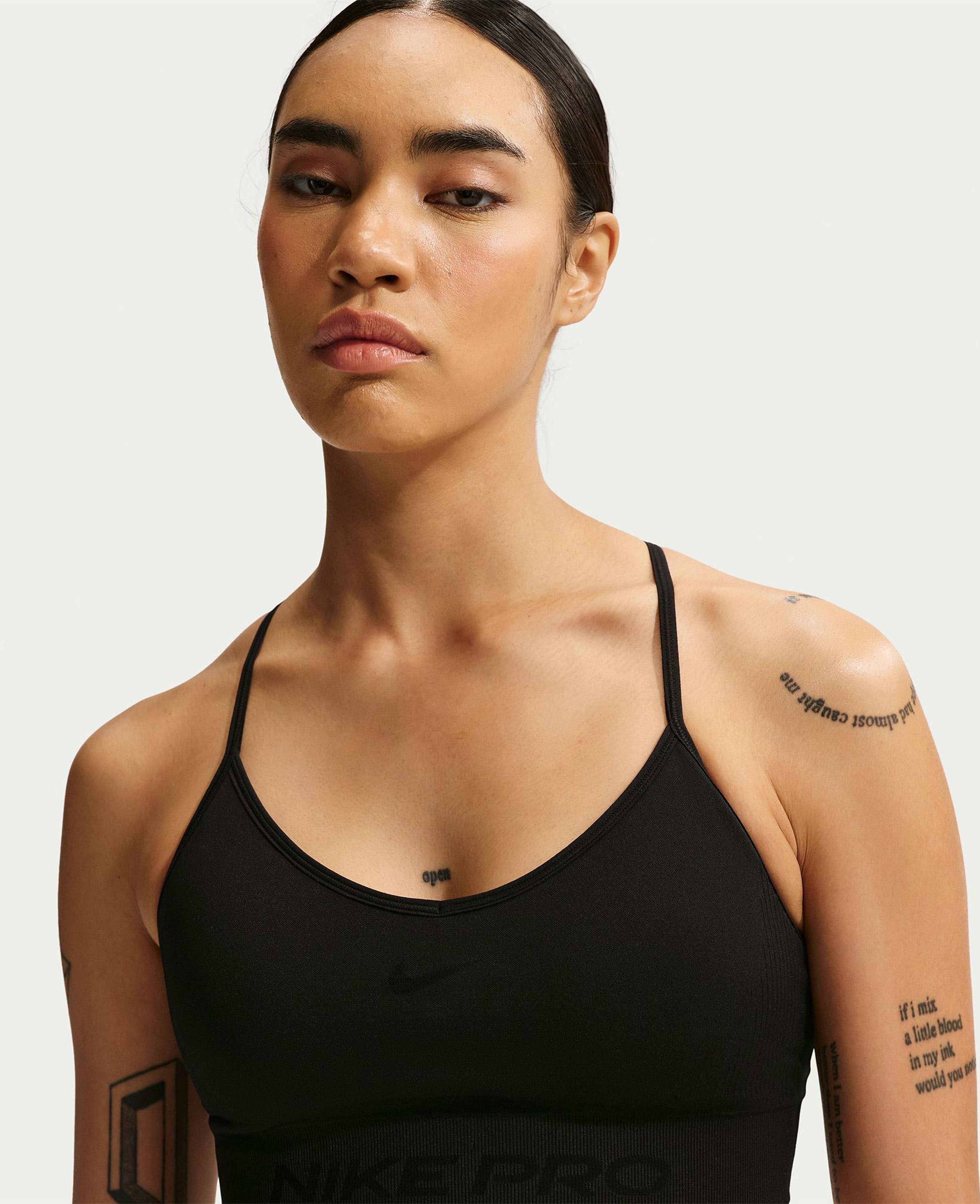 Nike Pro Dri-Fit Seamless Kadın Siyah Bra