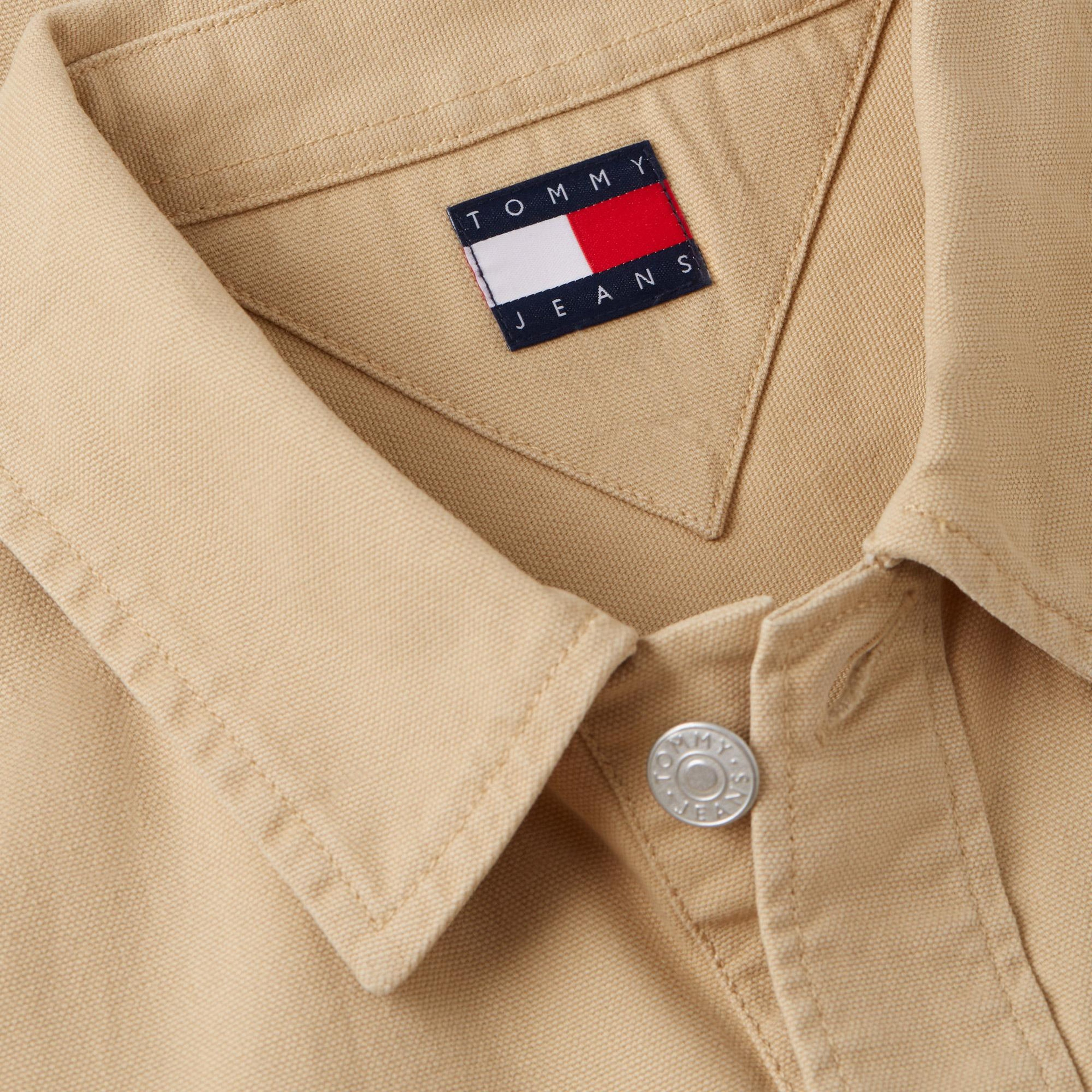 Tommy Hilfiger Essential Overshirt Ext Erkek Sarı T-Shirt