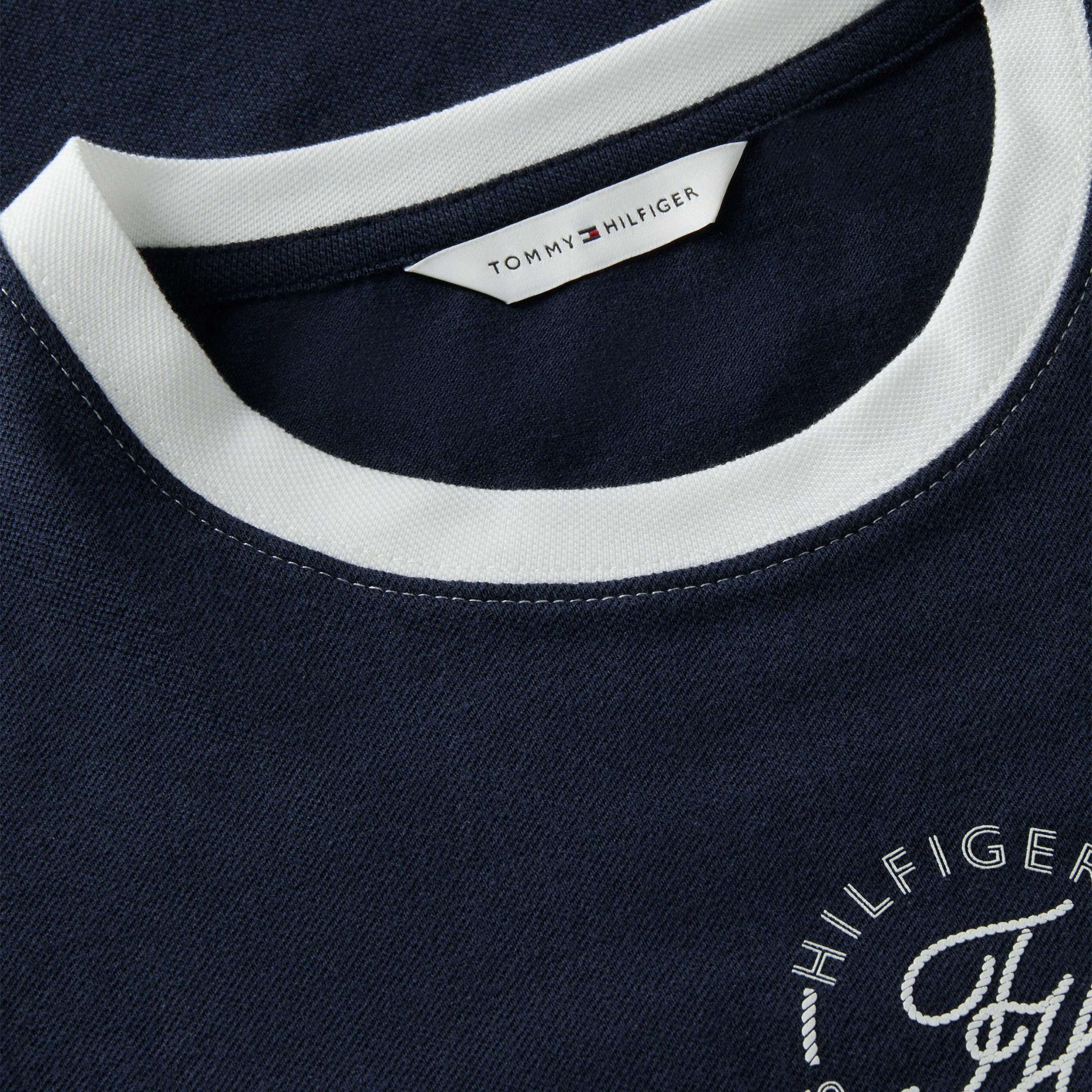 Tommy Hilfiger Roundal Kadın Lacivert T-Shirt