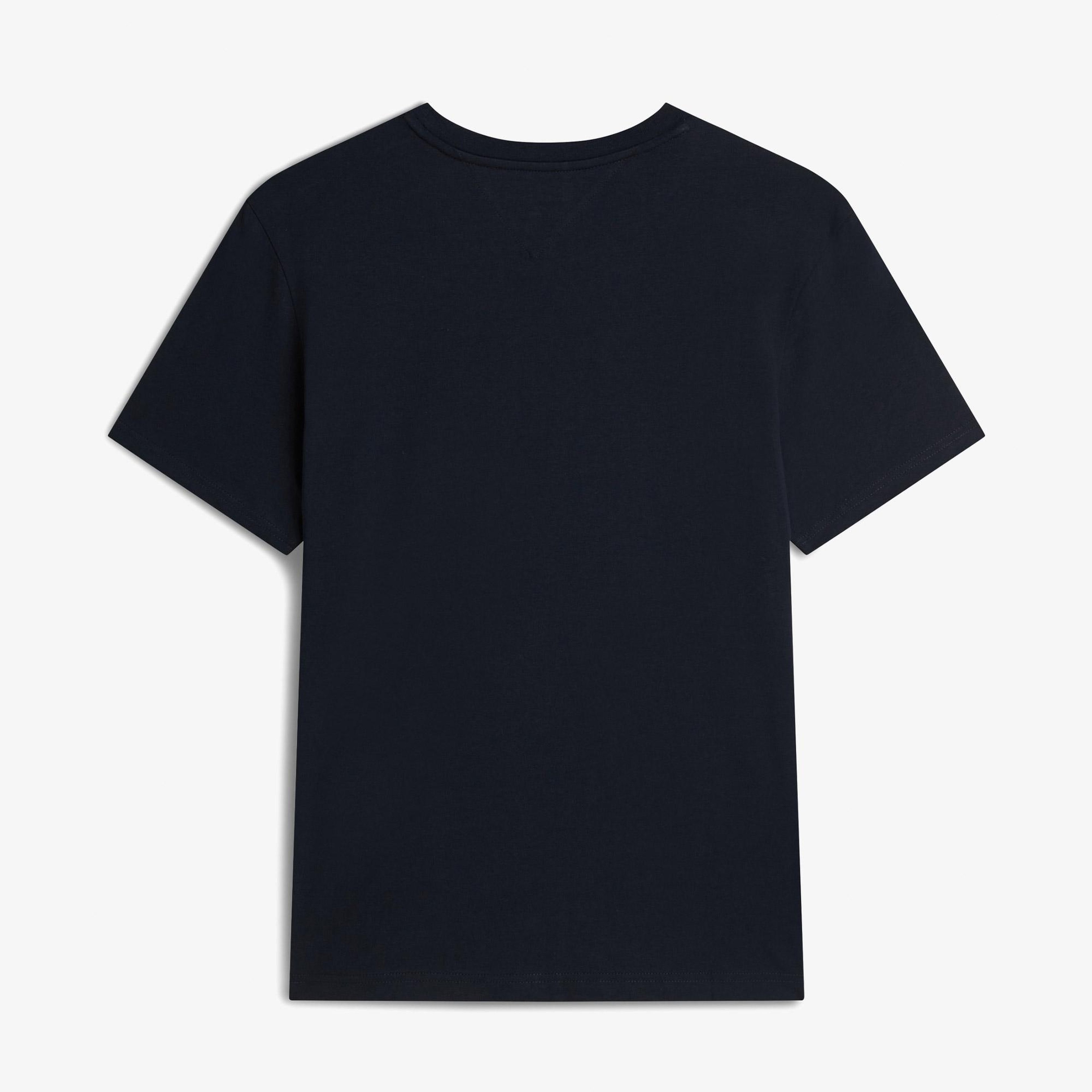 Tommy Hilfiger Brand Love New Erkek Mavi T-Shirt