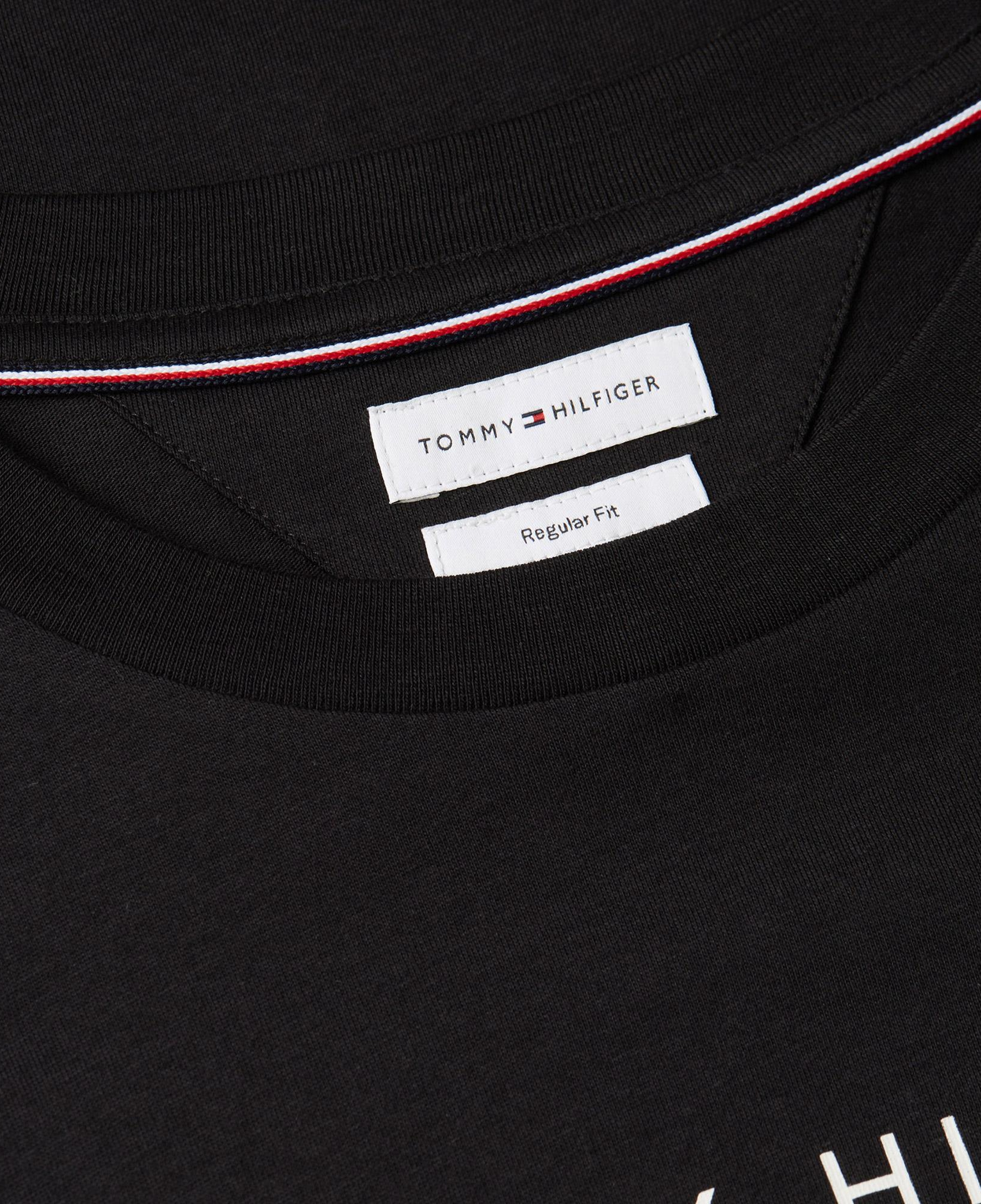 Tommy Hilfiger Brand Love New Erkek Siyah T-Shirt