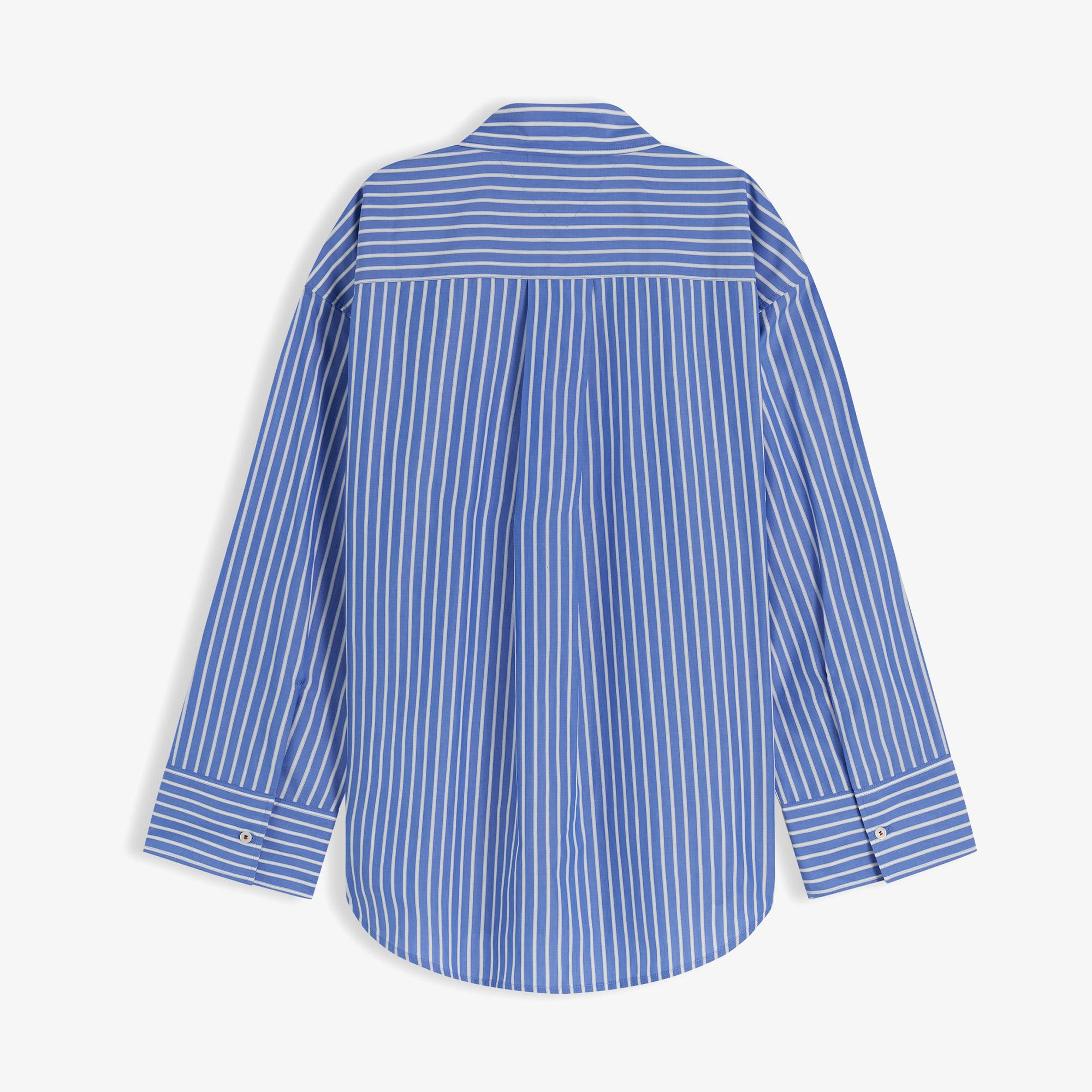 Tommy Hilfiger Modern Poplin Blue Kadın Mavi Gömlek