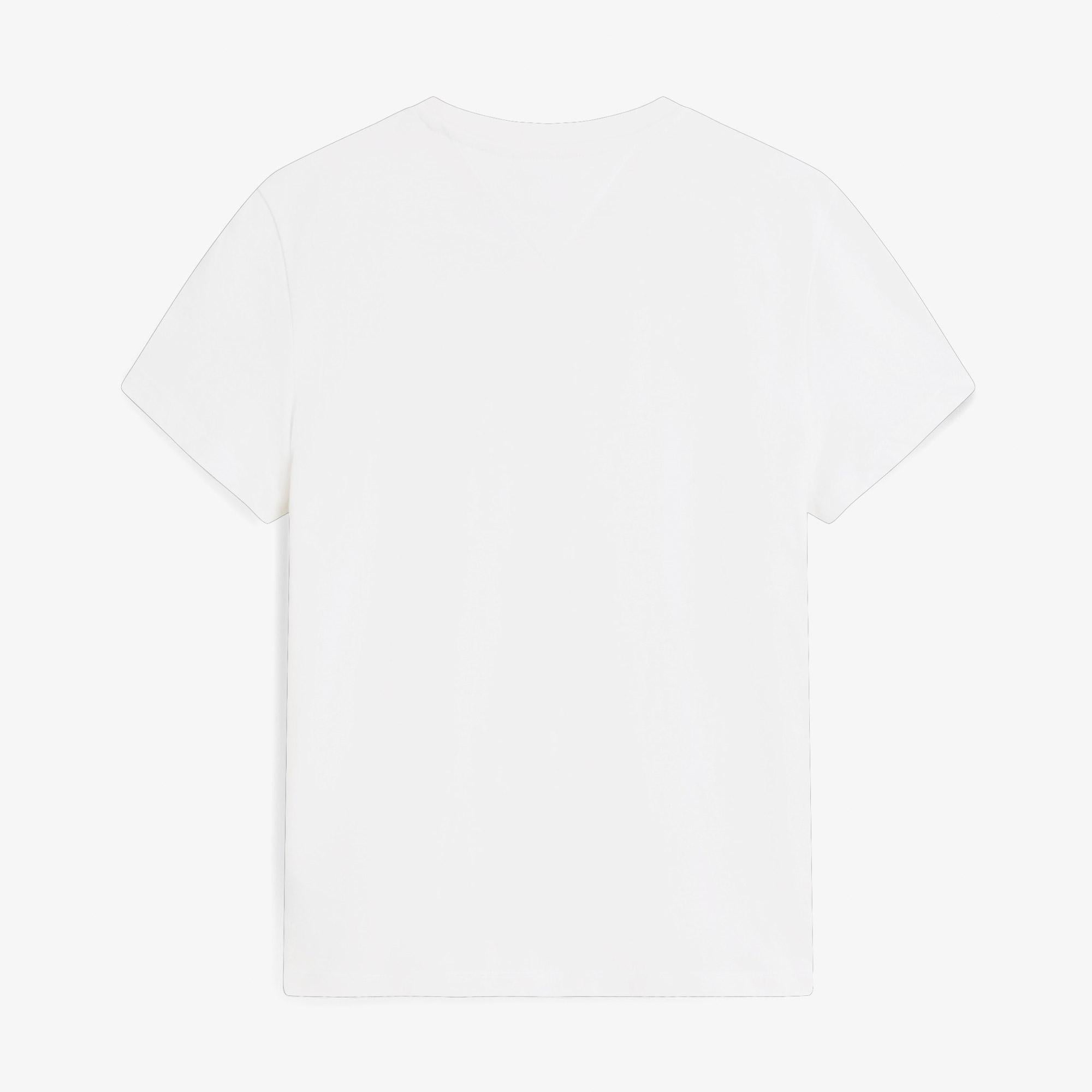 Tommy Hilfiger Linear Kadın Beyaz T-Shirt