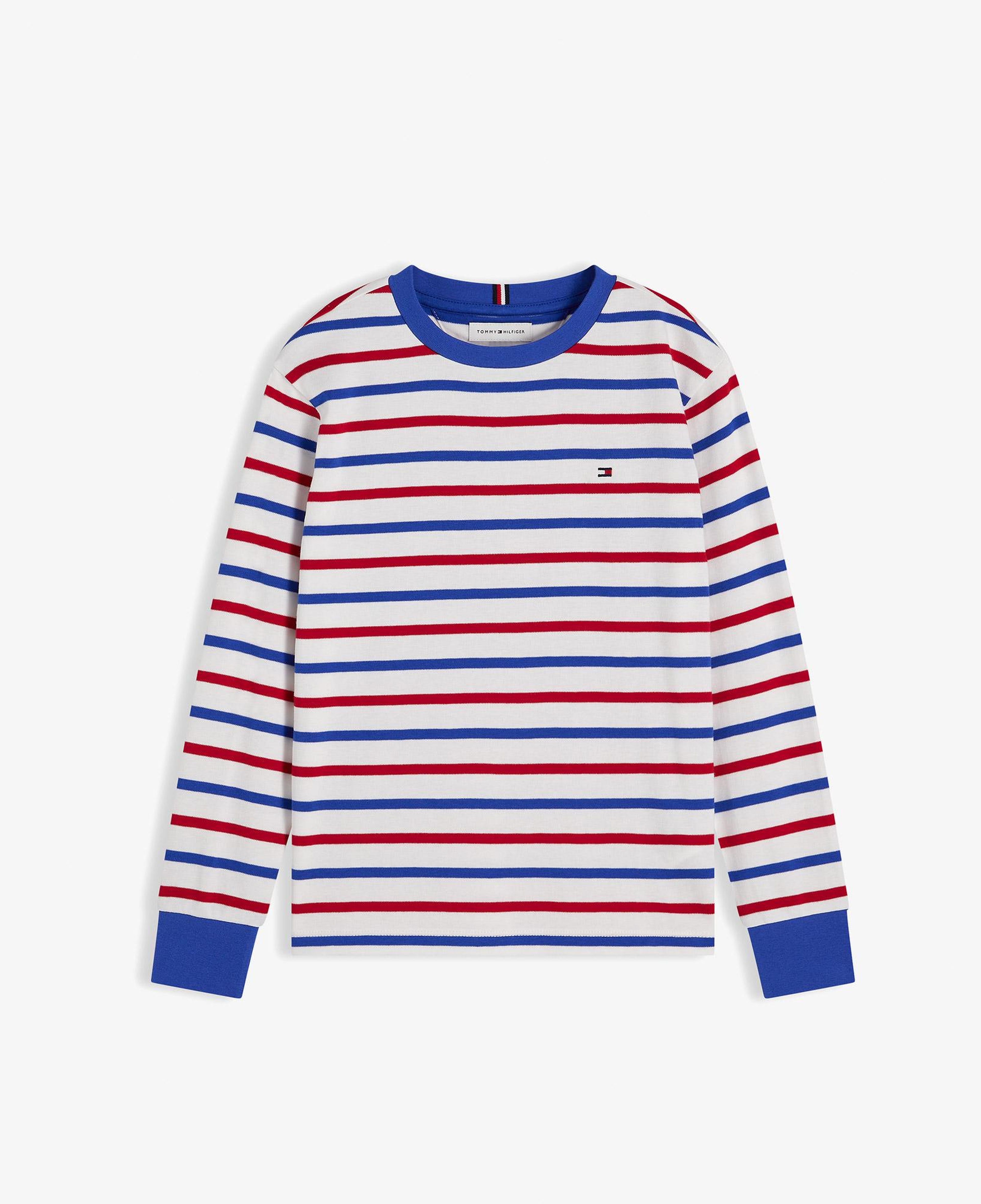 Tommy Hilfiger Stripe Çocuk Kırmızı T-Shirt