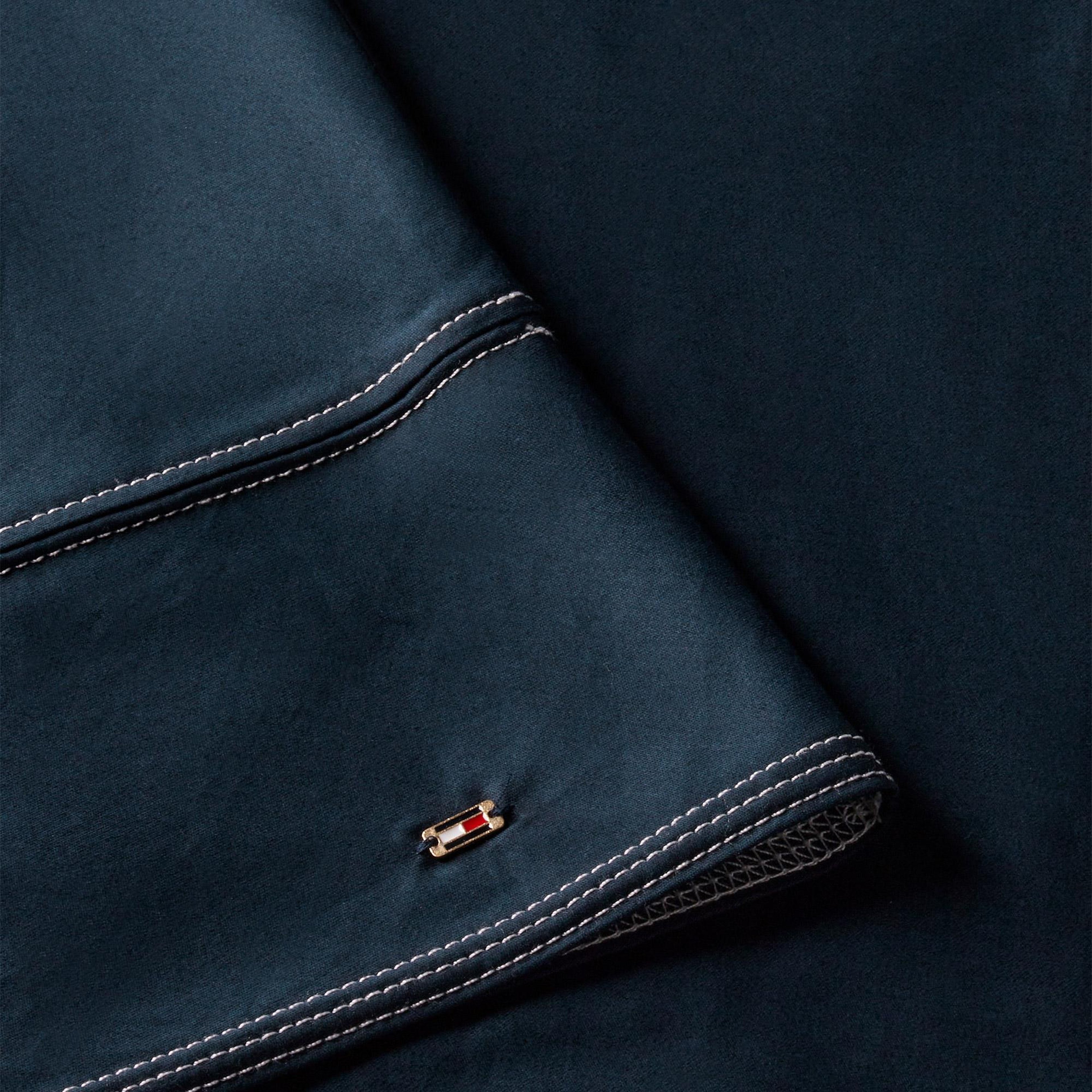 Tommy Hilfiger Contrast Stitch Kadın Lacivert Elbise