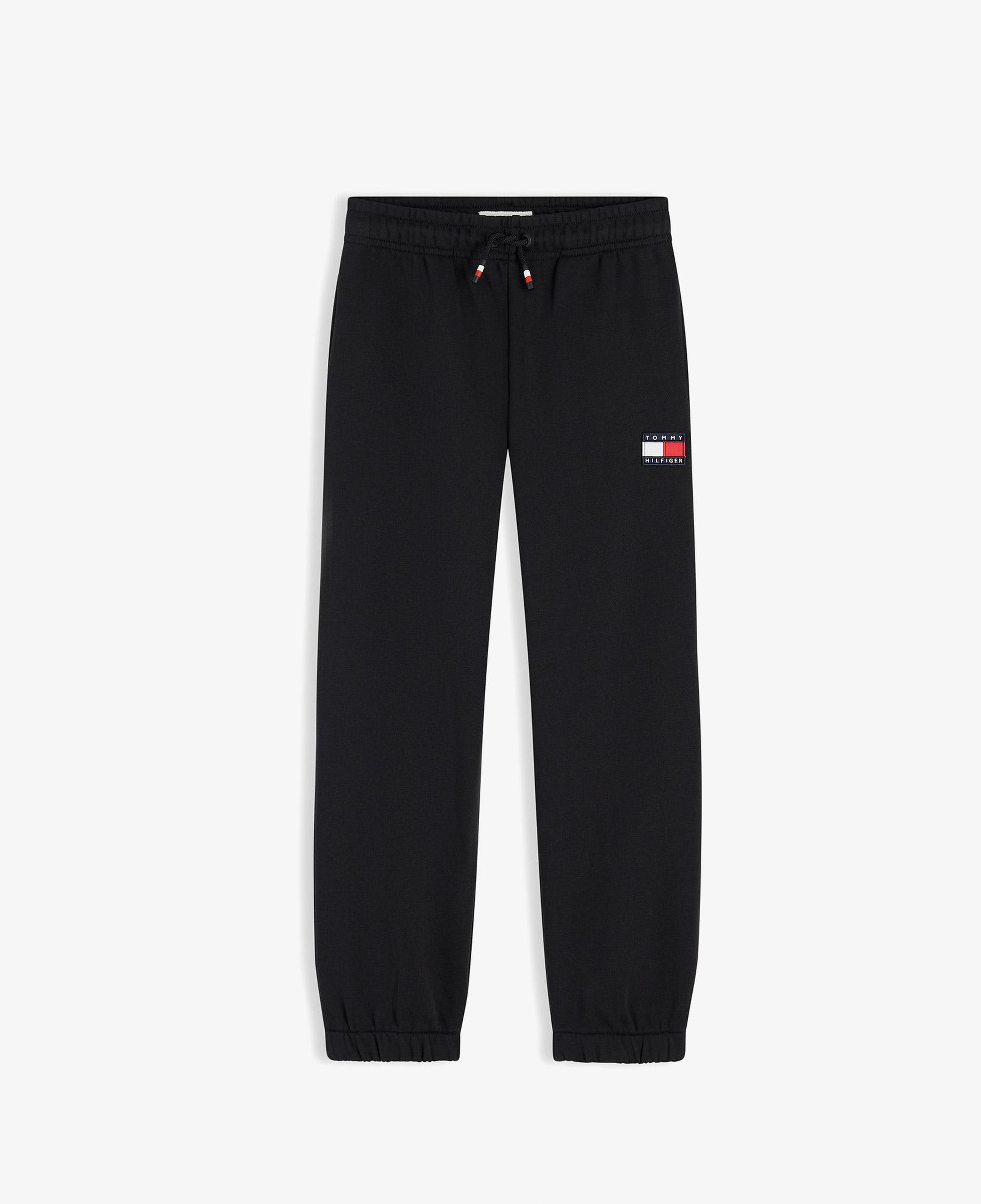 Tommy Hilfiger Heritage Flag Çocuk Siyah Eşofman Altı