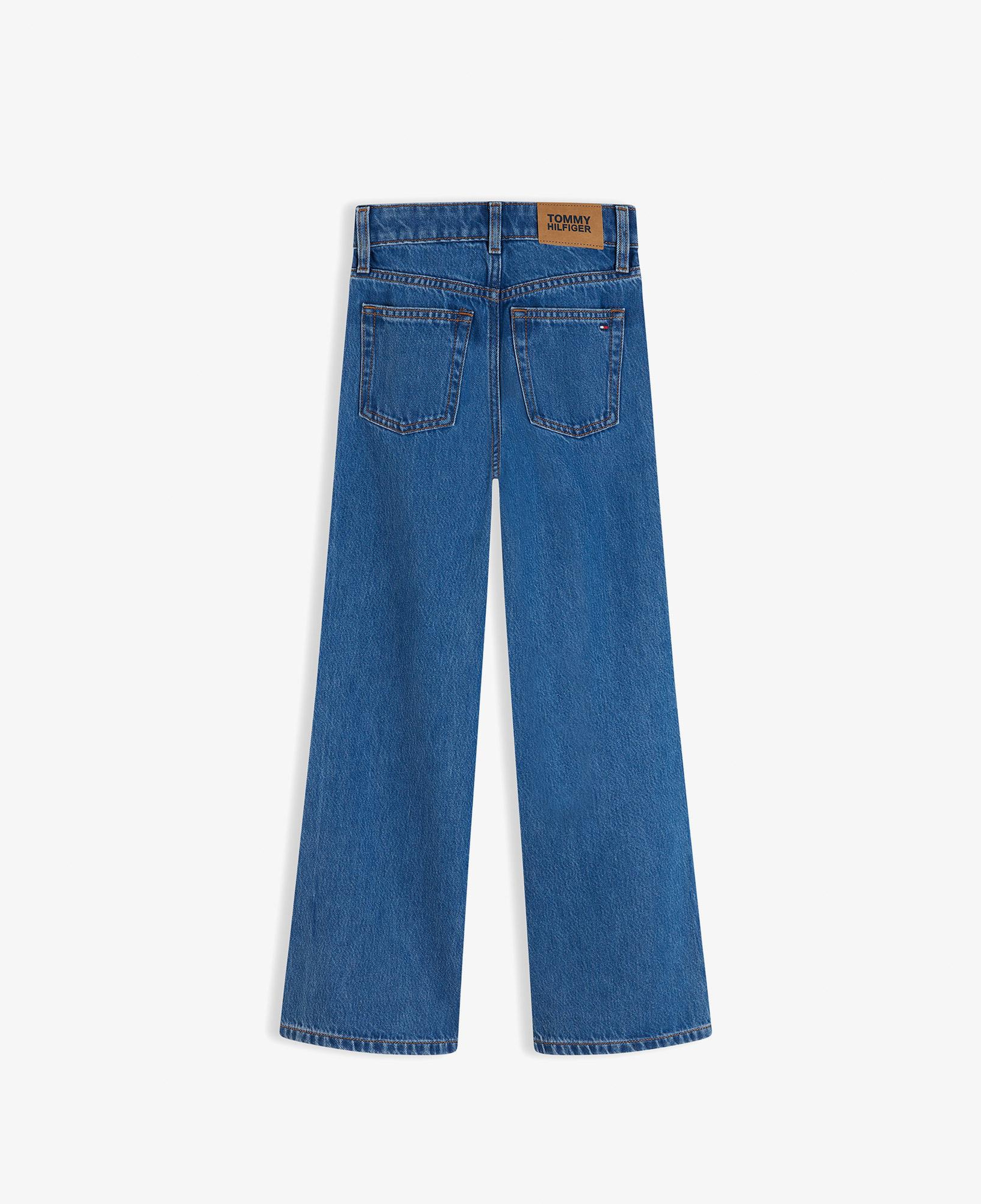 Tommy Hilfiger Mabel Wide Leg Çocuk Mavi Jean