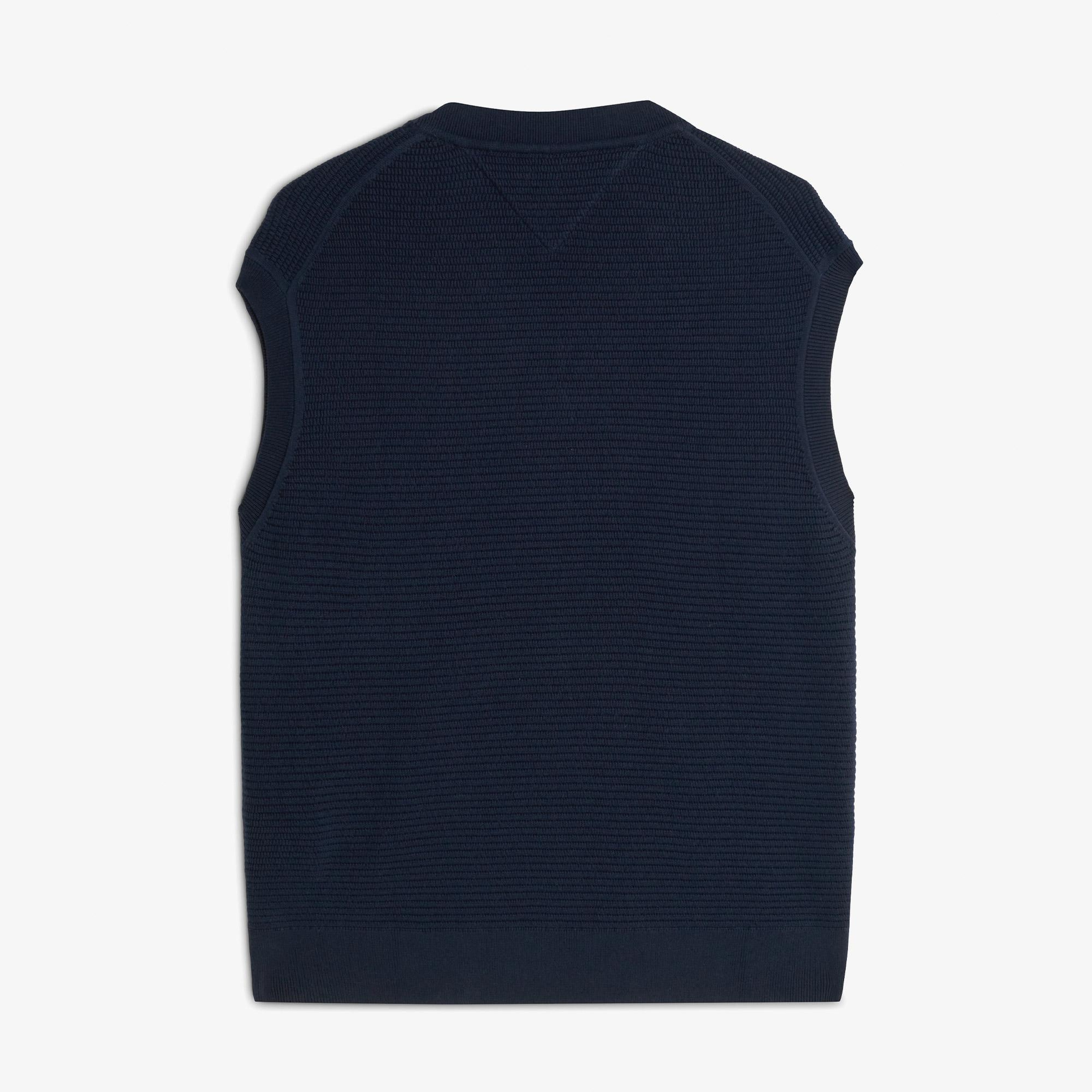 Tommy Hilfiger Seasonal Structure Erkek Mavi Triko