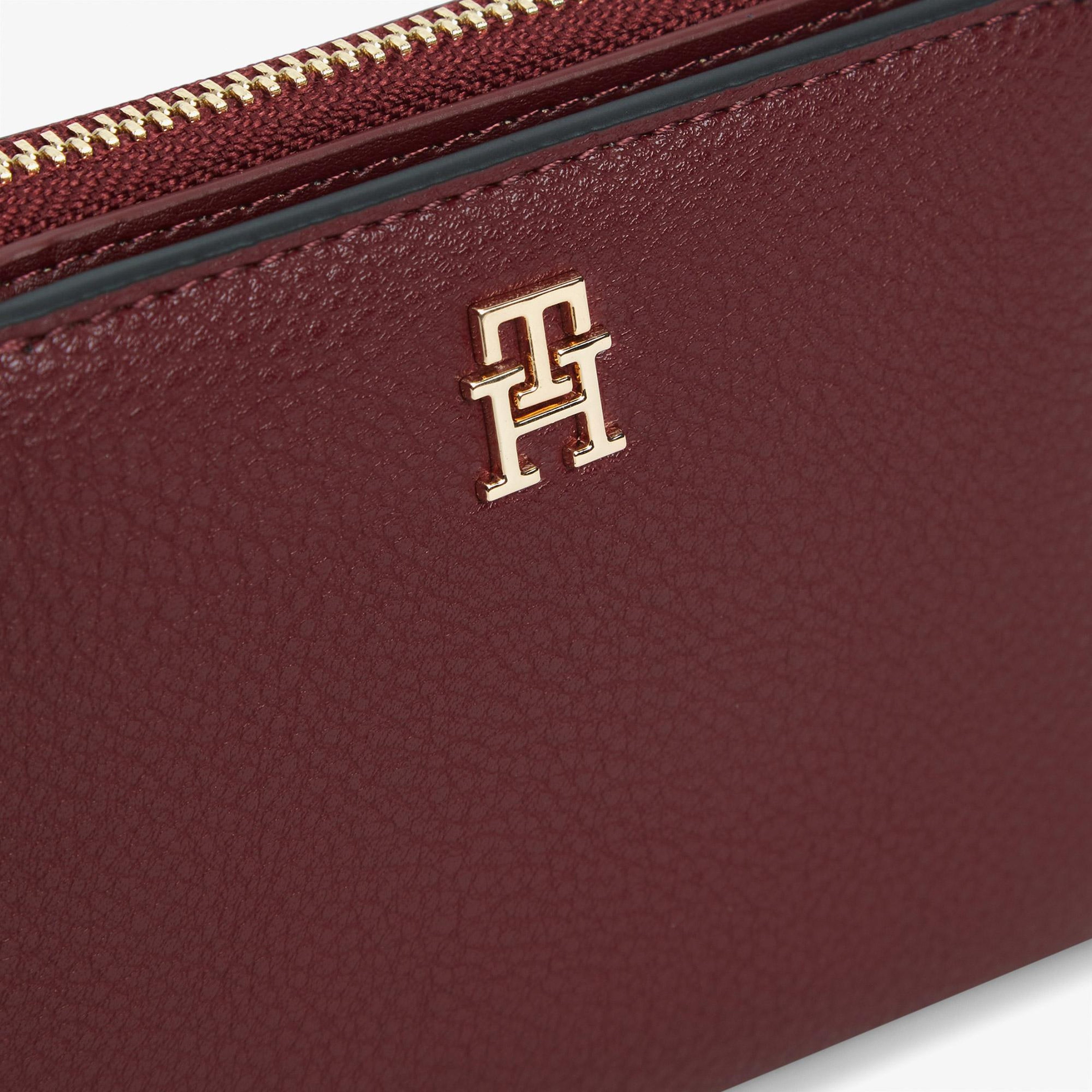 Tommy Hilfiger Icon Seasonal Kadın Bordo Cüzdan