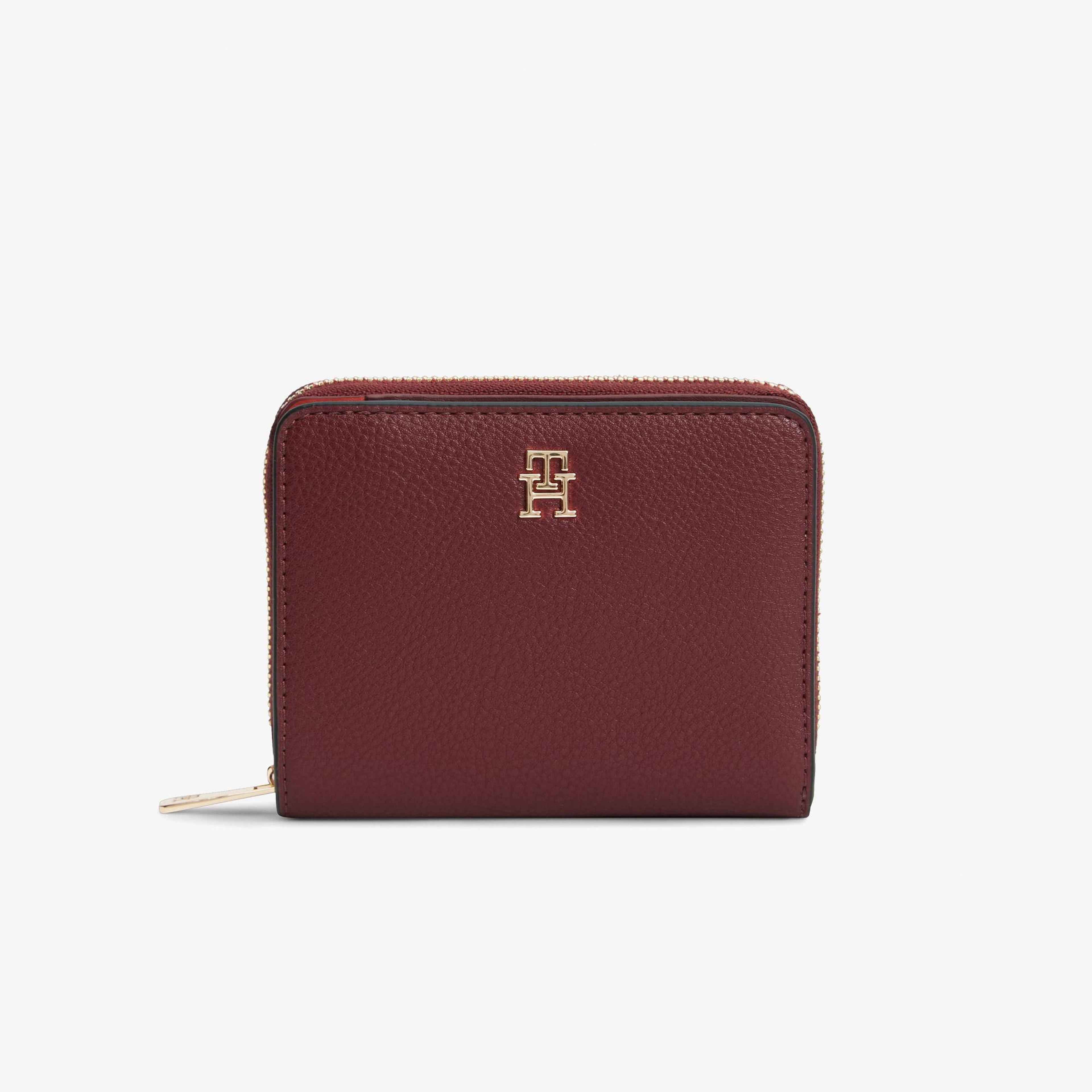 Tommy Hilfiger Icon Seasonal Kadın Bordo Cüzdan