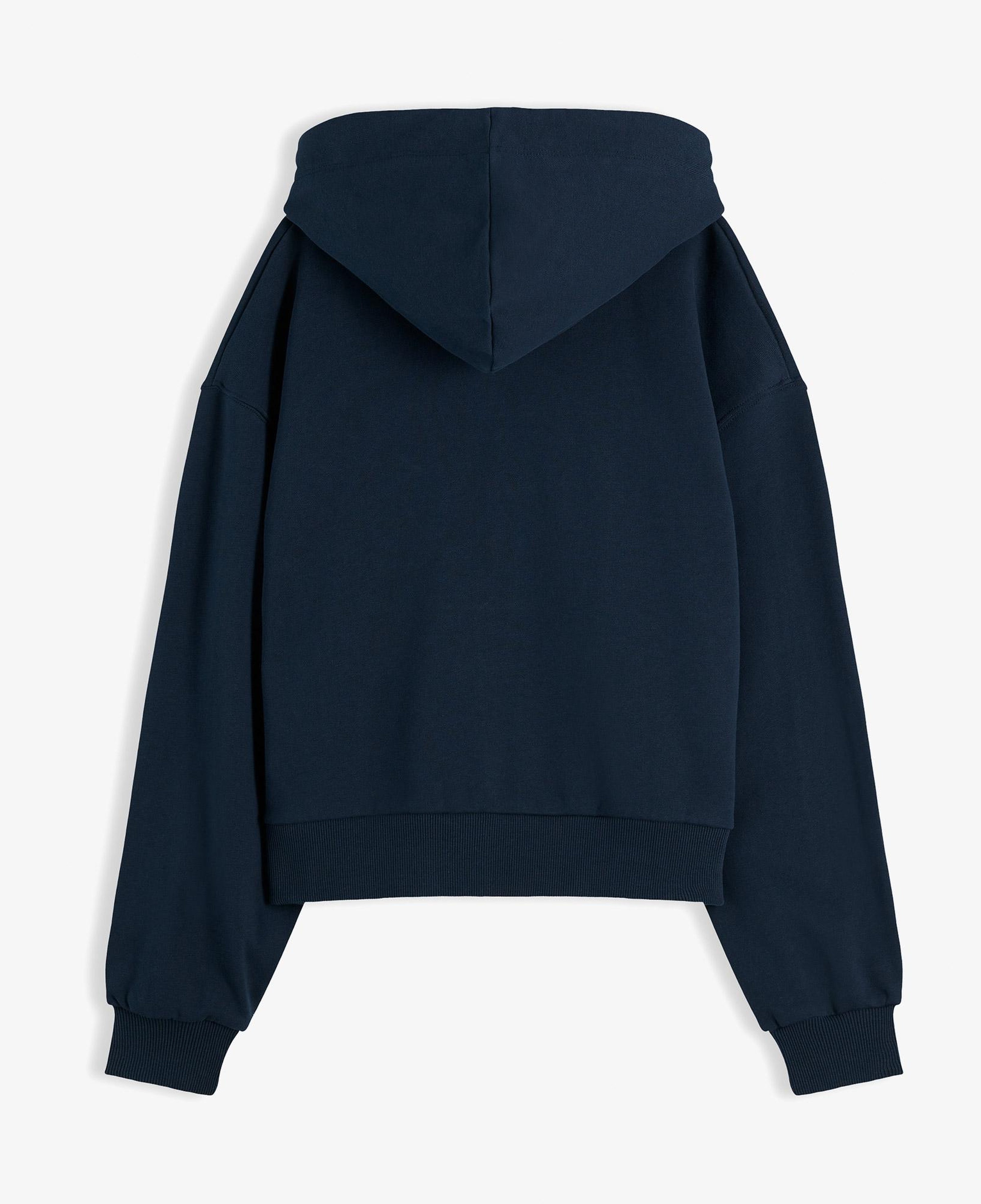 Tommy Hilfiger Roundal Zip-Up Kadın Mavi Sweatshirt