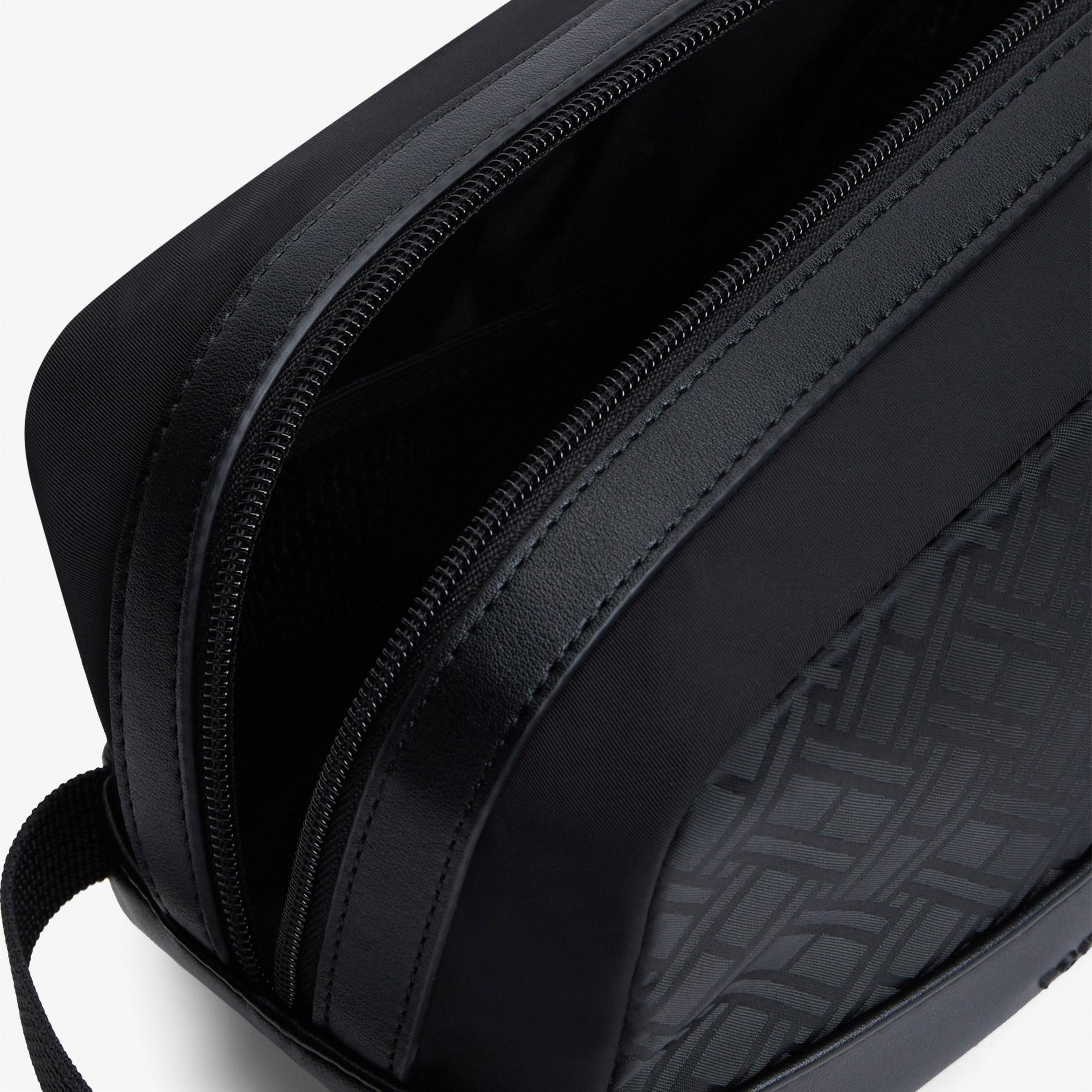 Tommy Hilfiger Nylon Jacquard Erkek Siyah El Çantası