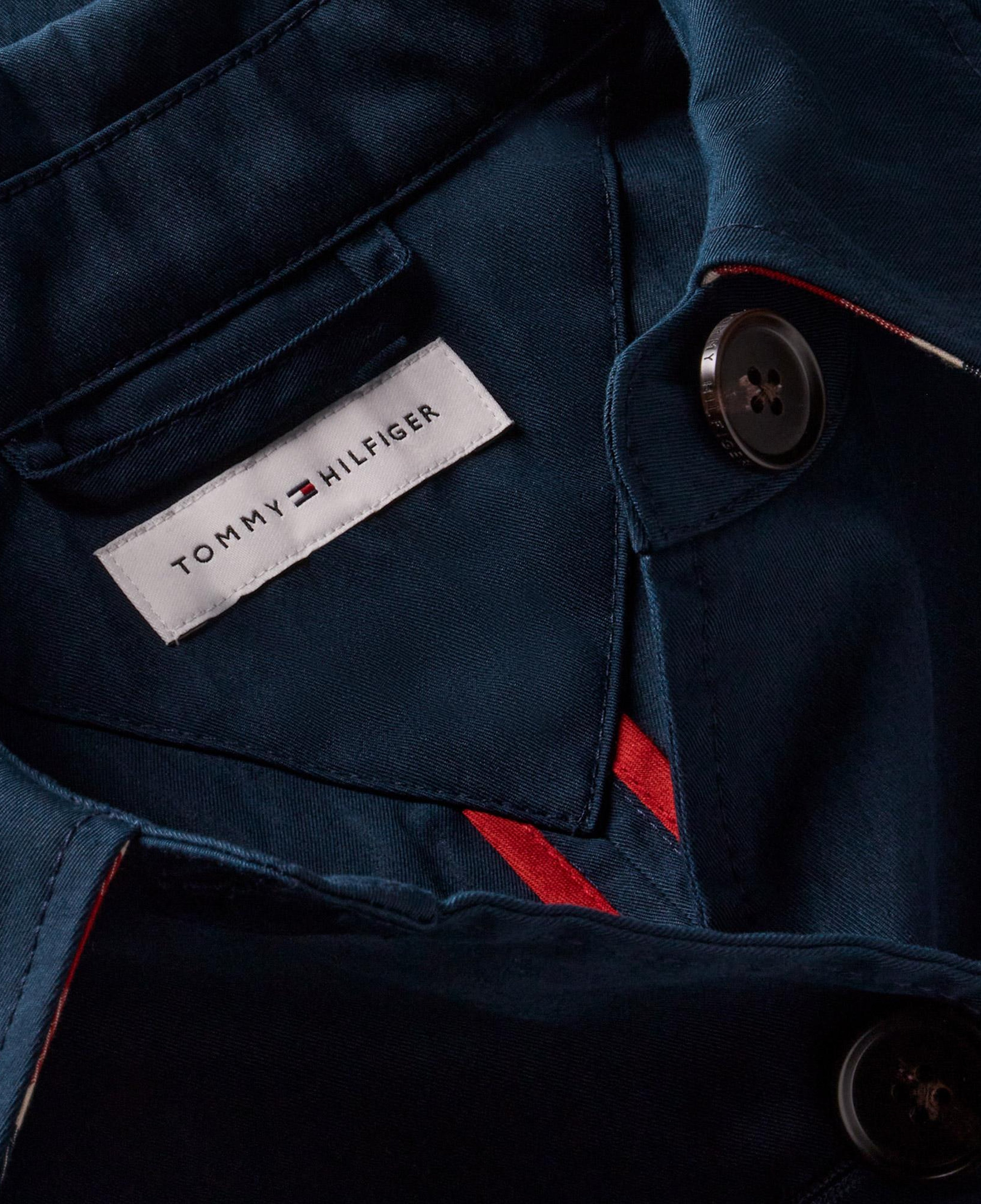 Tommy Hilfiger Cotton Short Kadın Mavi Ceket
