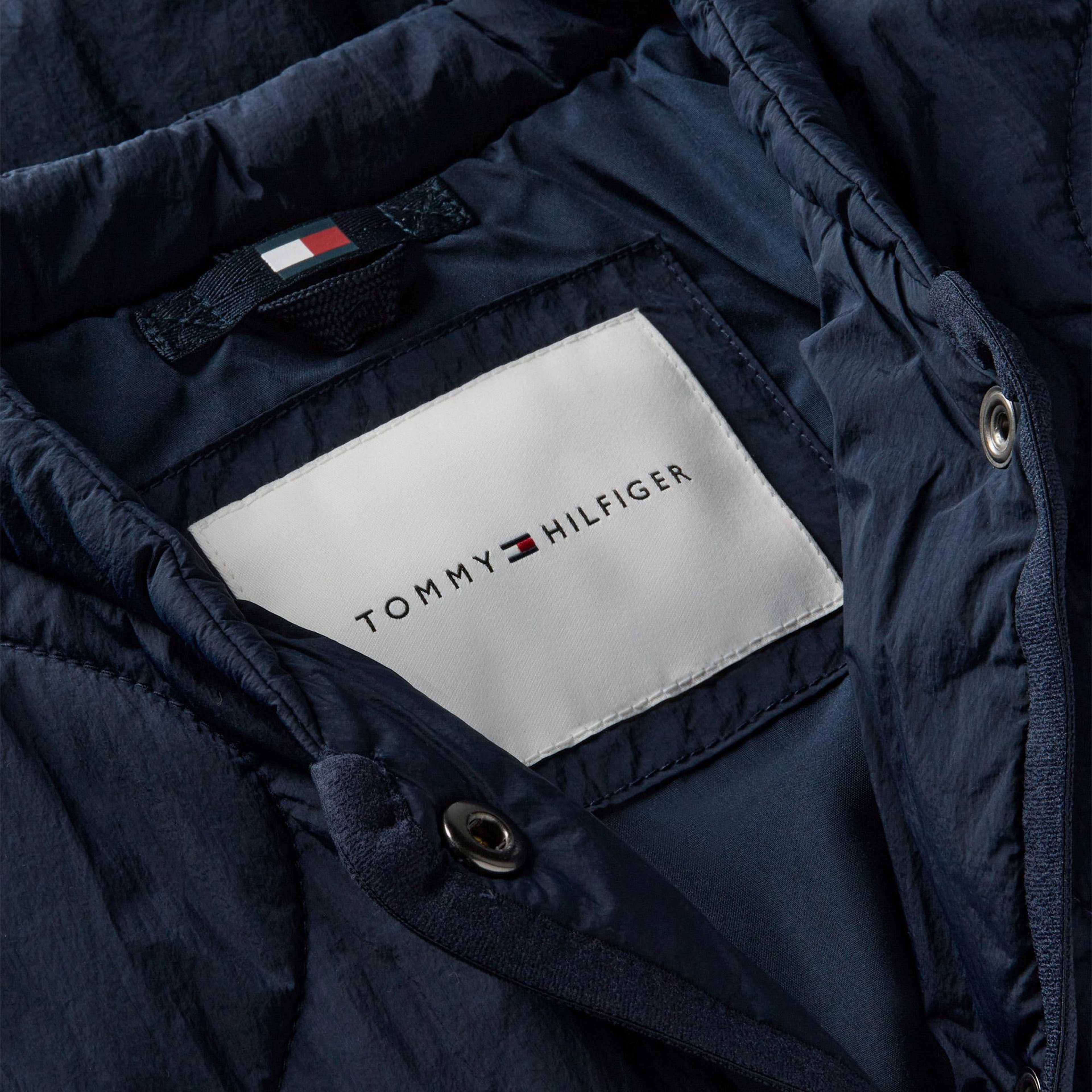 Tommy Hilfiger Quilted Çocuk Lacivert Mont