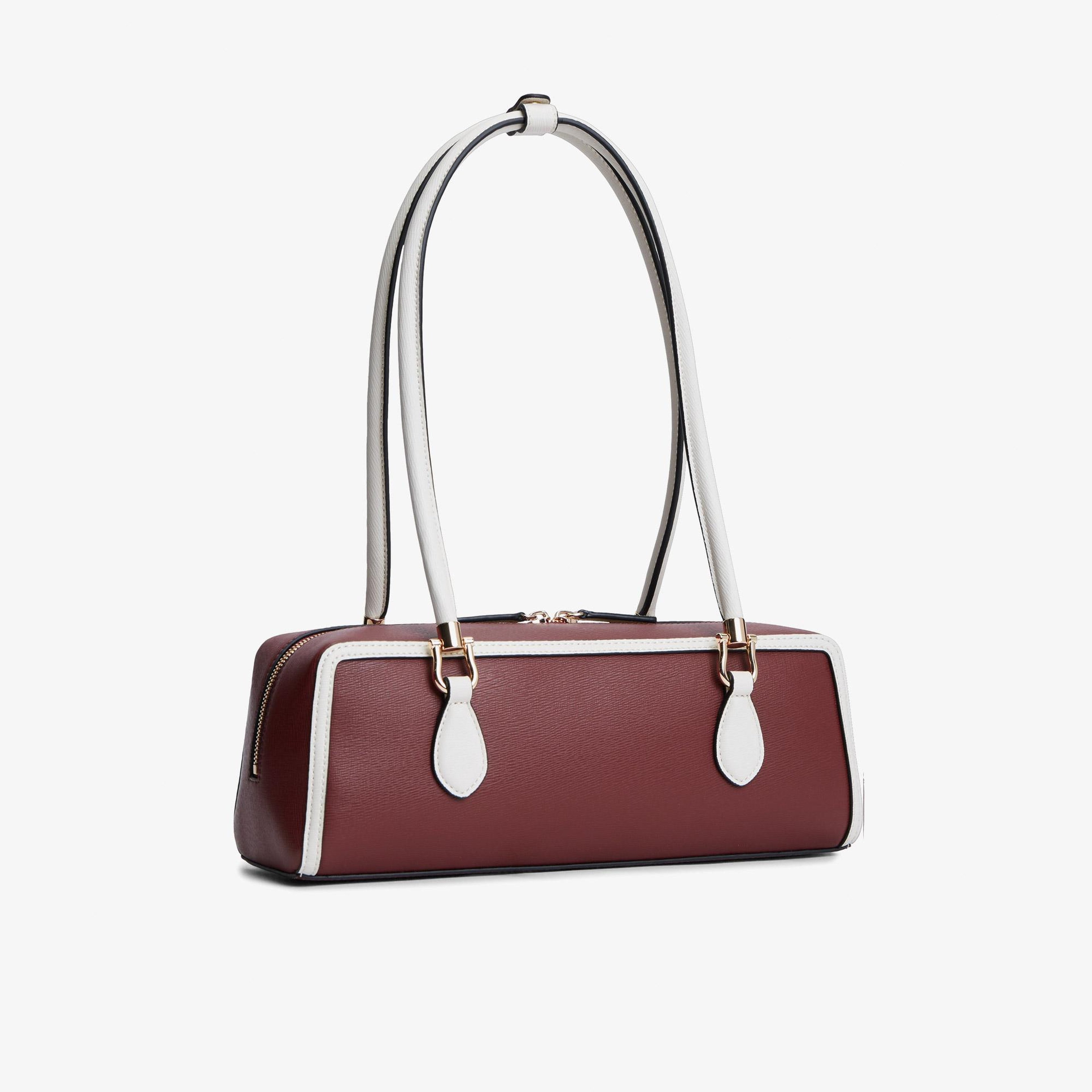 Tommy Hilfiger Grace Col Block Kadın Bordo Omuz Çantası