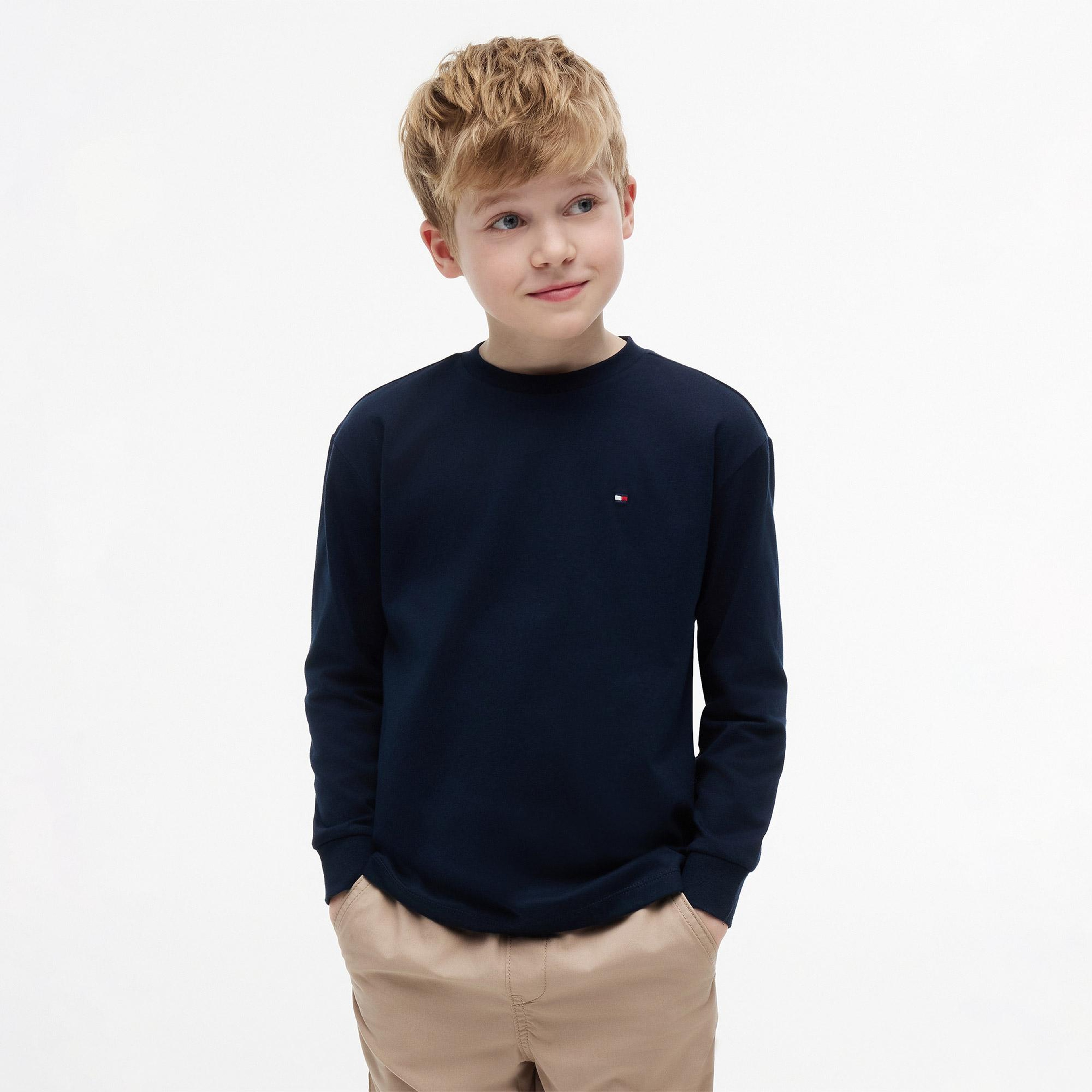 Tommy Hilfiger Essential Çocuk Lacivert T-Shirt