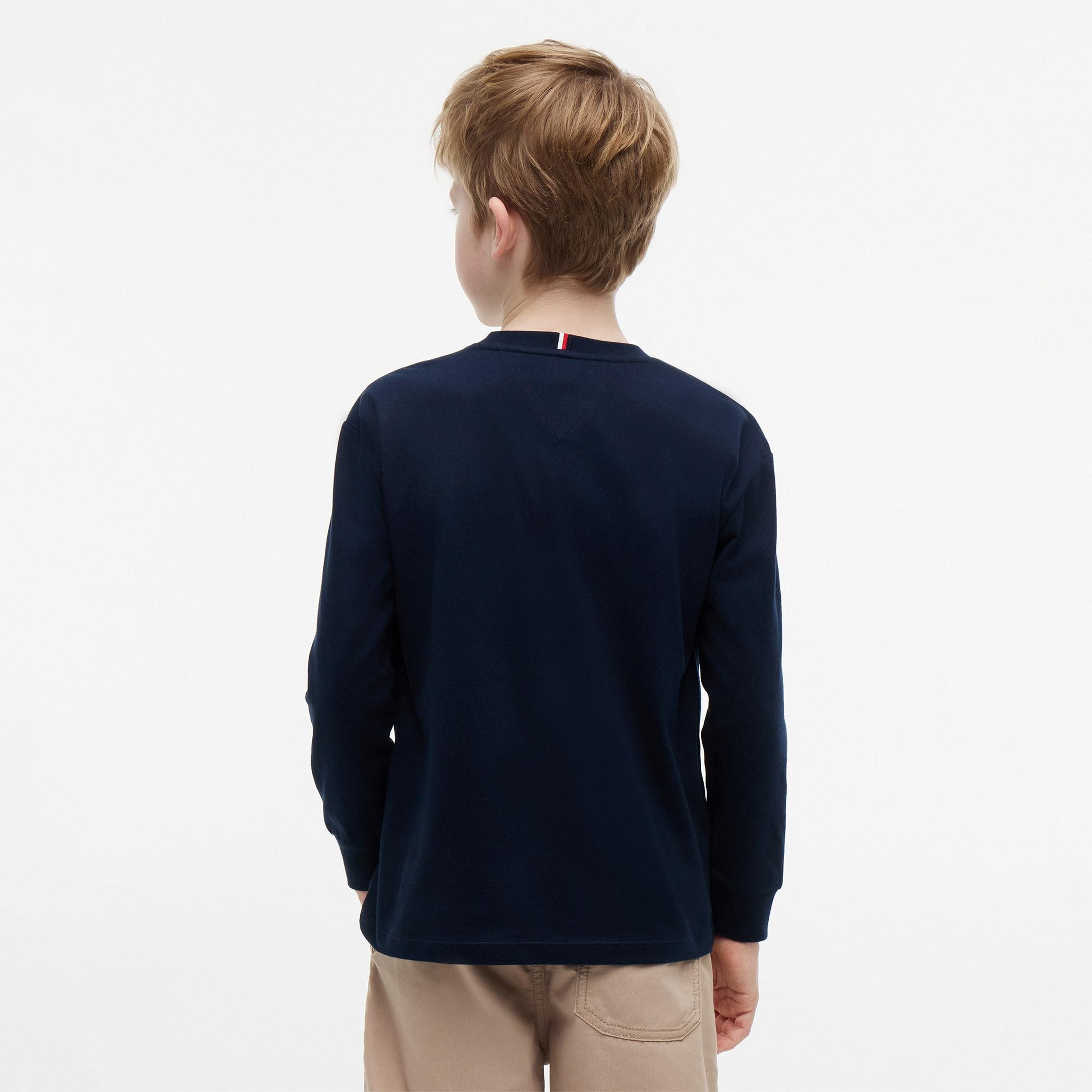 Tommy Hilfiger Essential Çocuk Lacivert T-Shirt