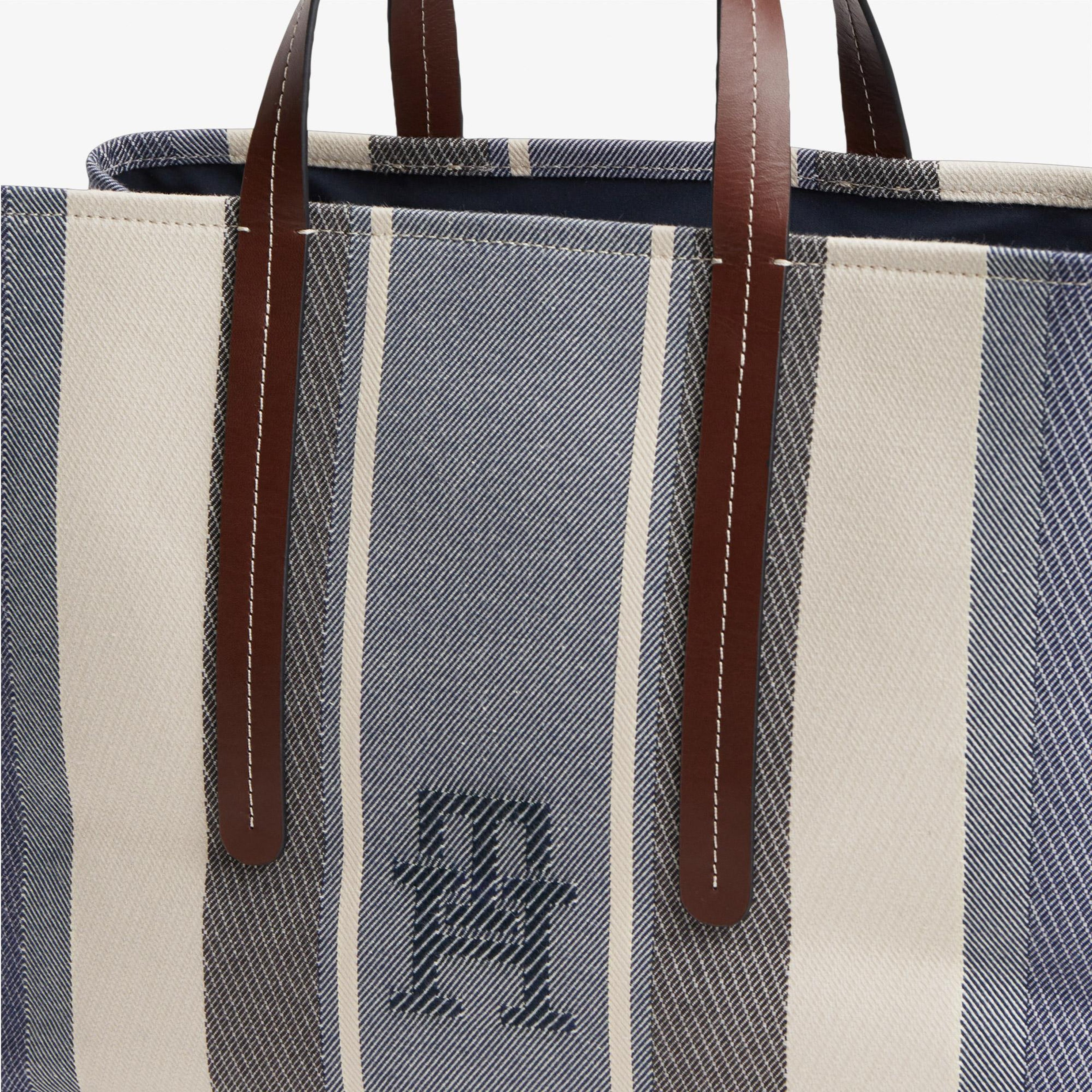 Tommy Hilfiger City Satchel Jacquard Kadın Lacivert El Çantası