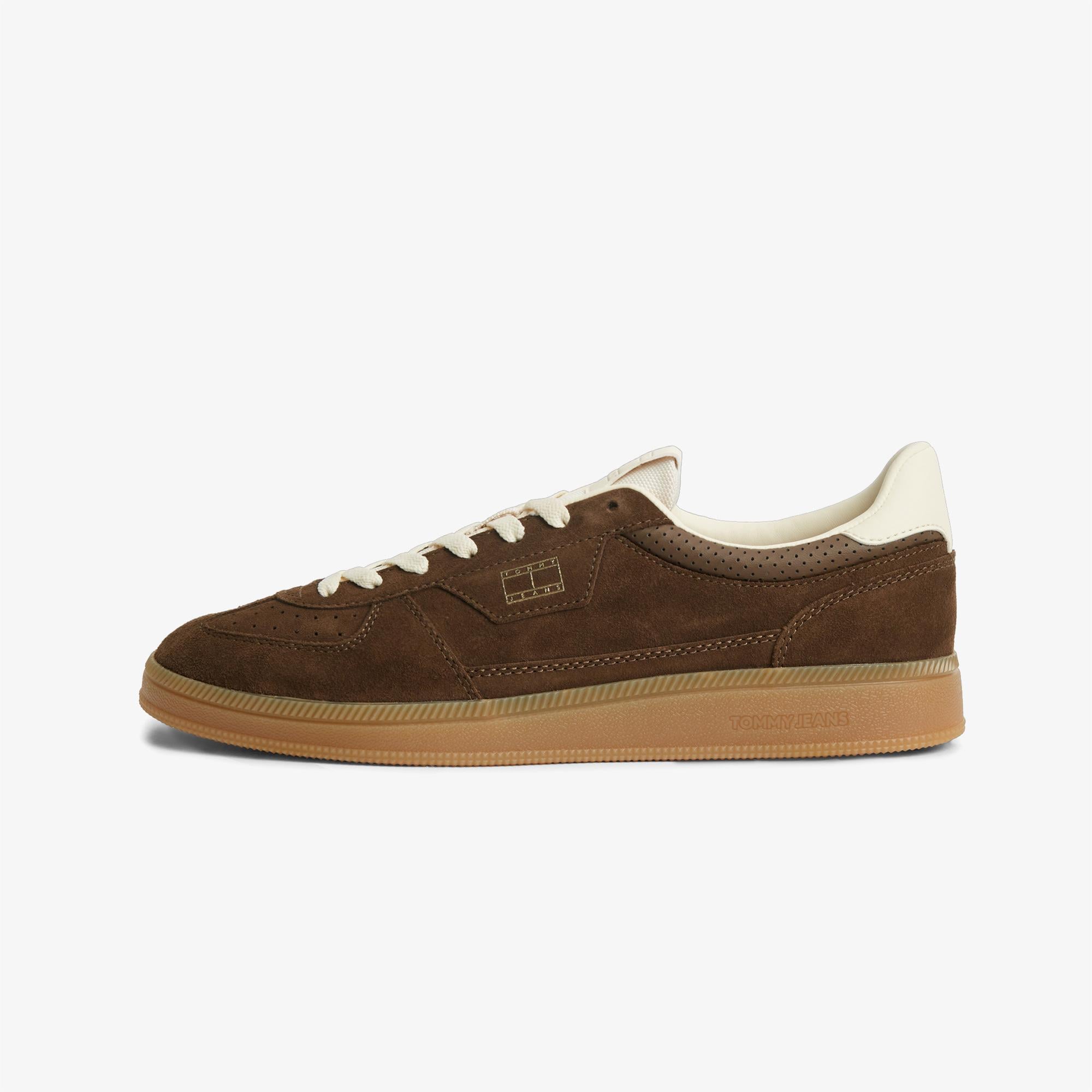 Tommy Hilfiger The Greenwich Edge Suede Erkek Kahverengi Sneaker