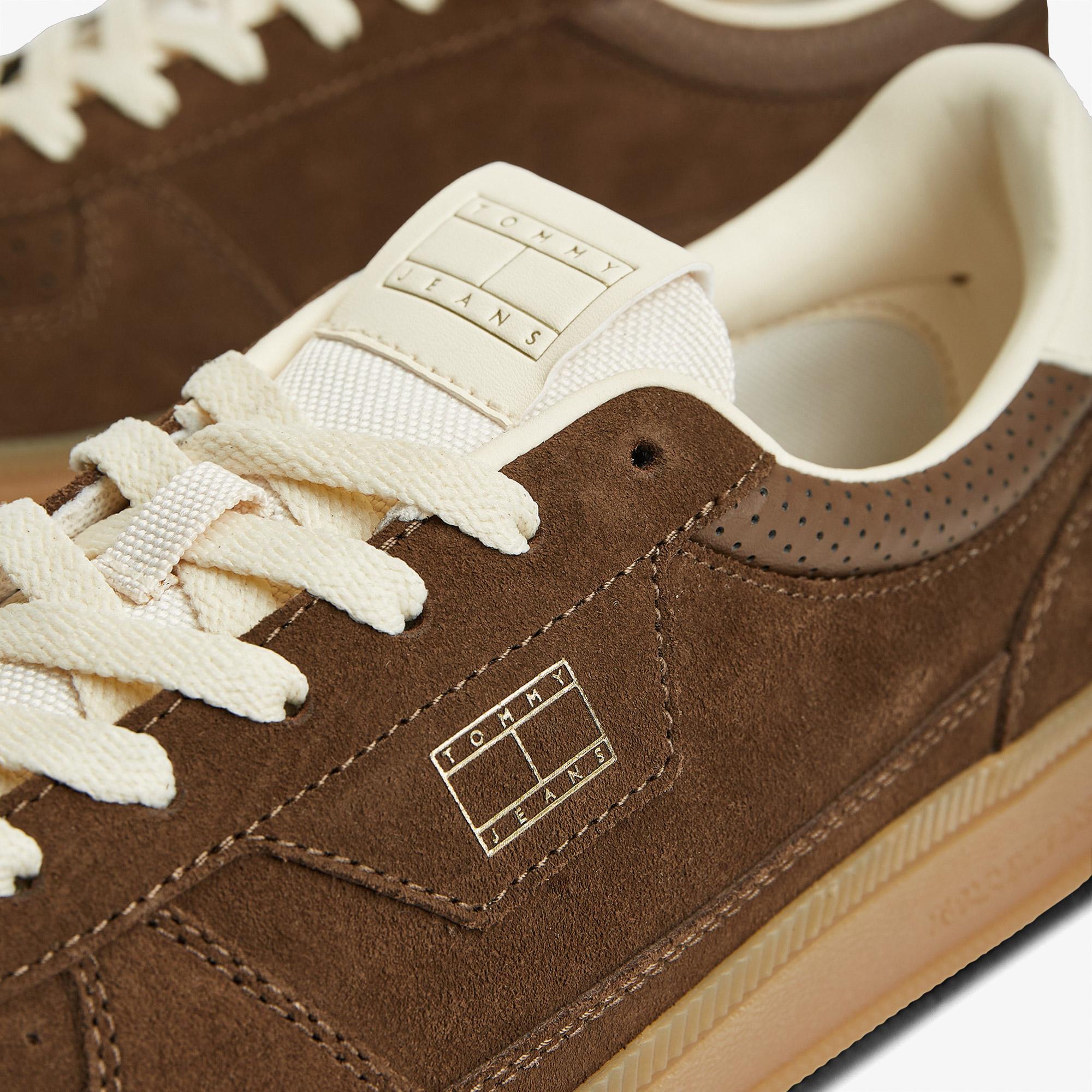Tommy Hilfiger The Greenwich Edge Suede Erkek Kahverengi Sneaker