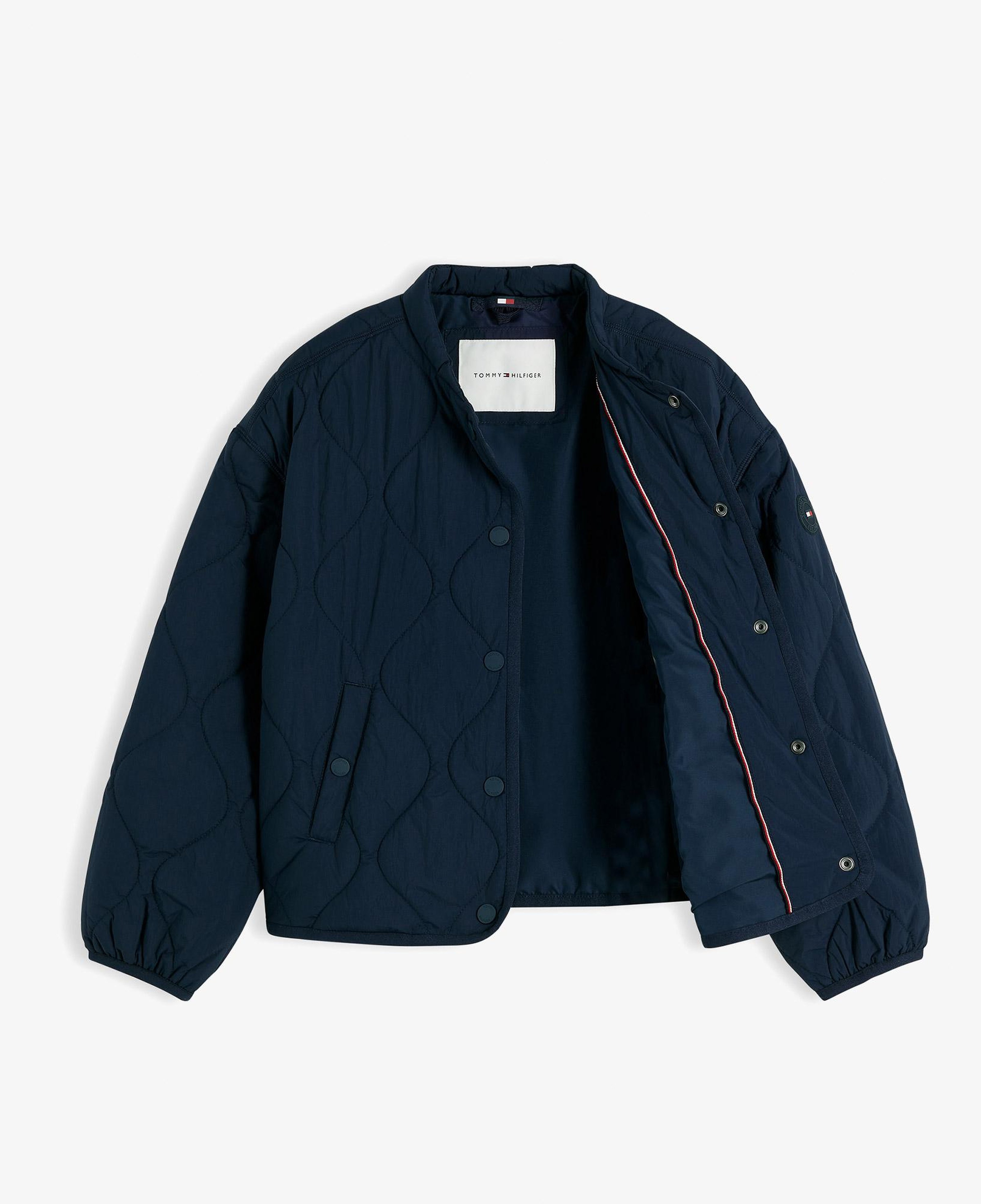 Tommy Hilfiger Quilted Çocuk Lacivert Mont