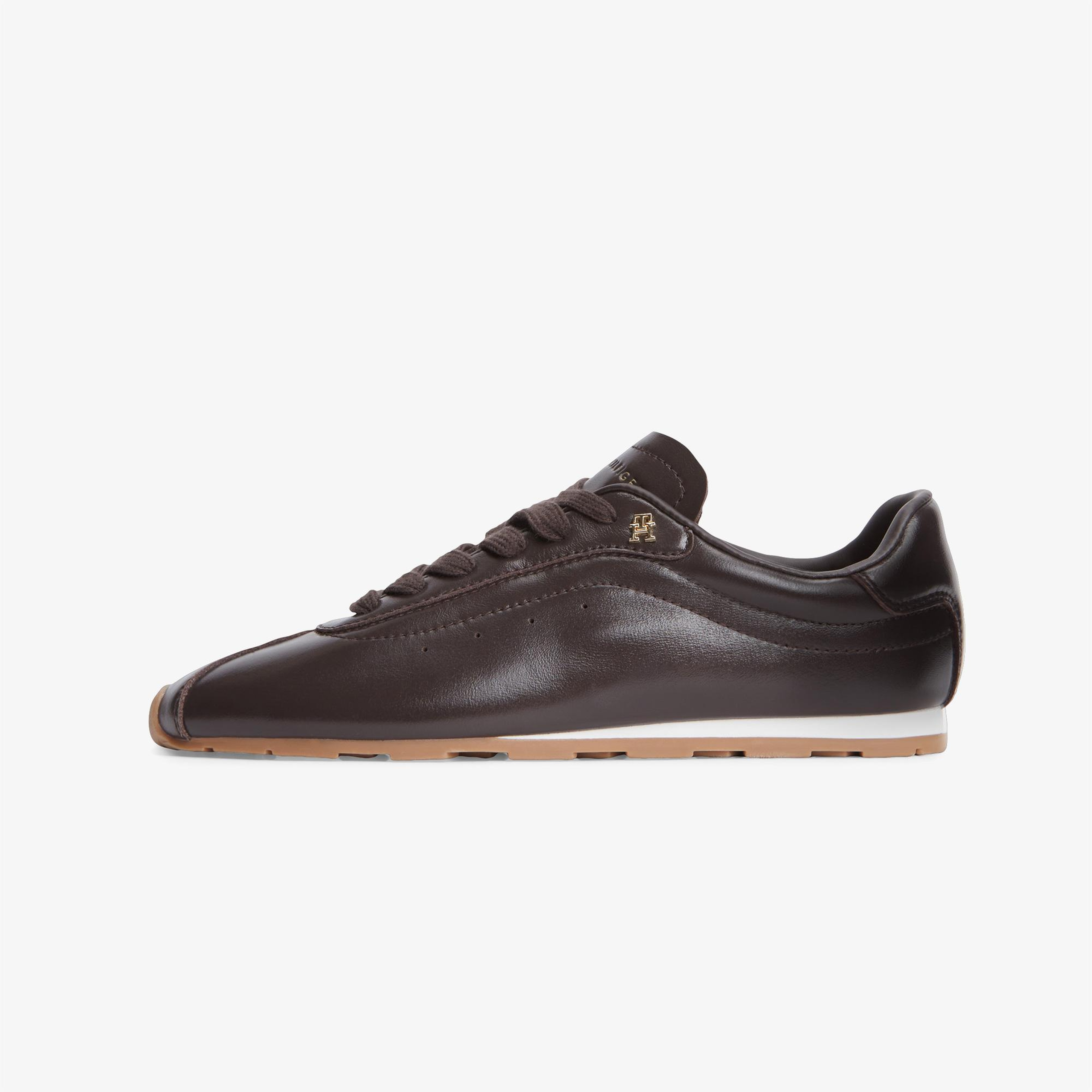 Tommy Hilfiger Bella Leather Kadın Kahverengi Sneaker