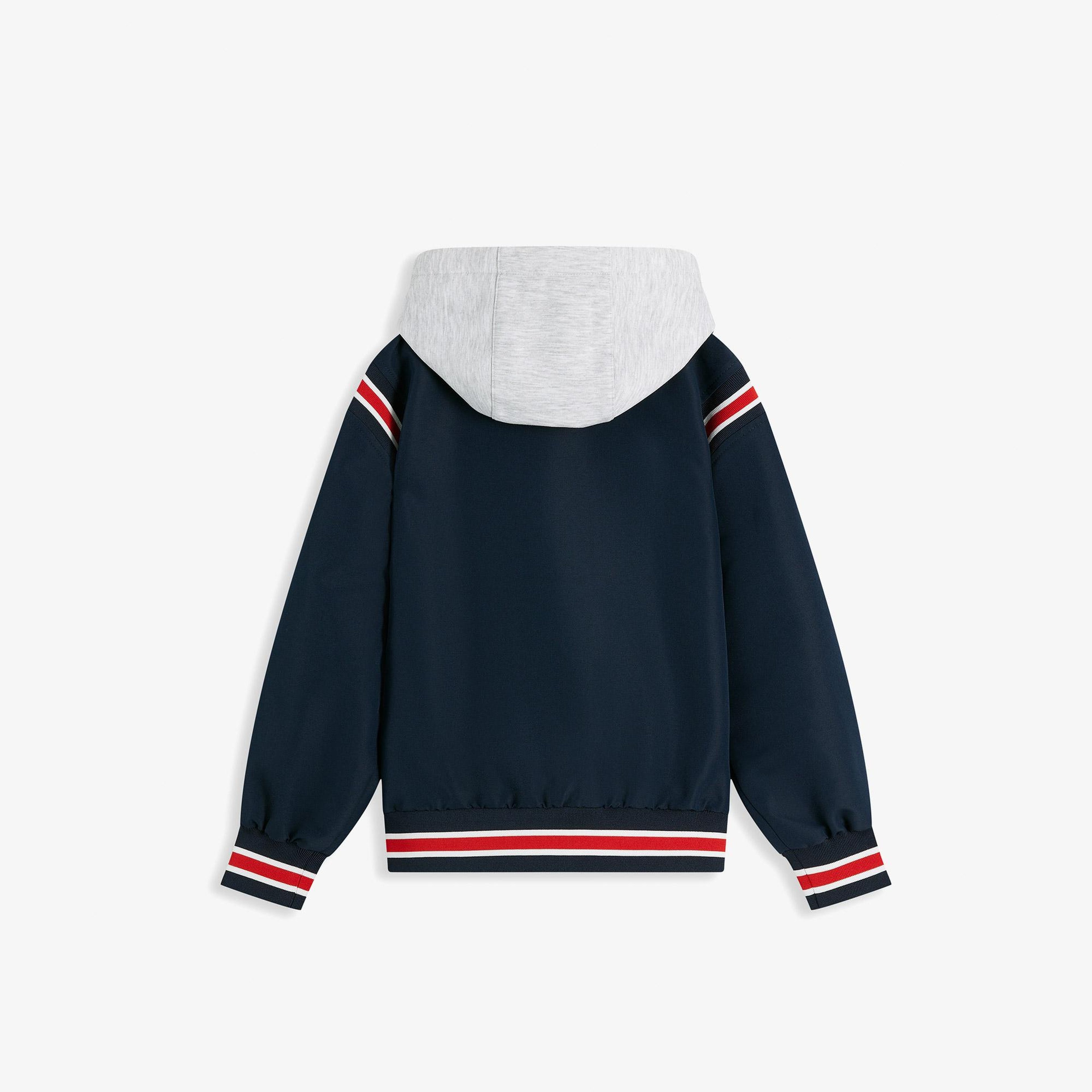Tommy Hilfiger Hooded Bomber Çocuk Lacivert Ceket