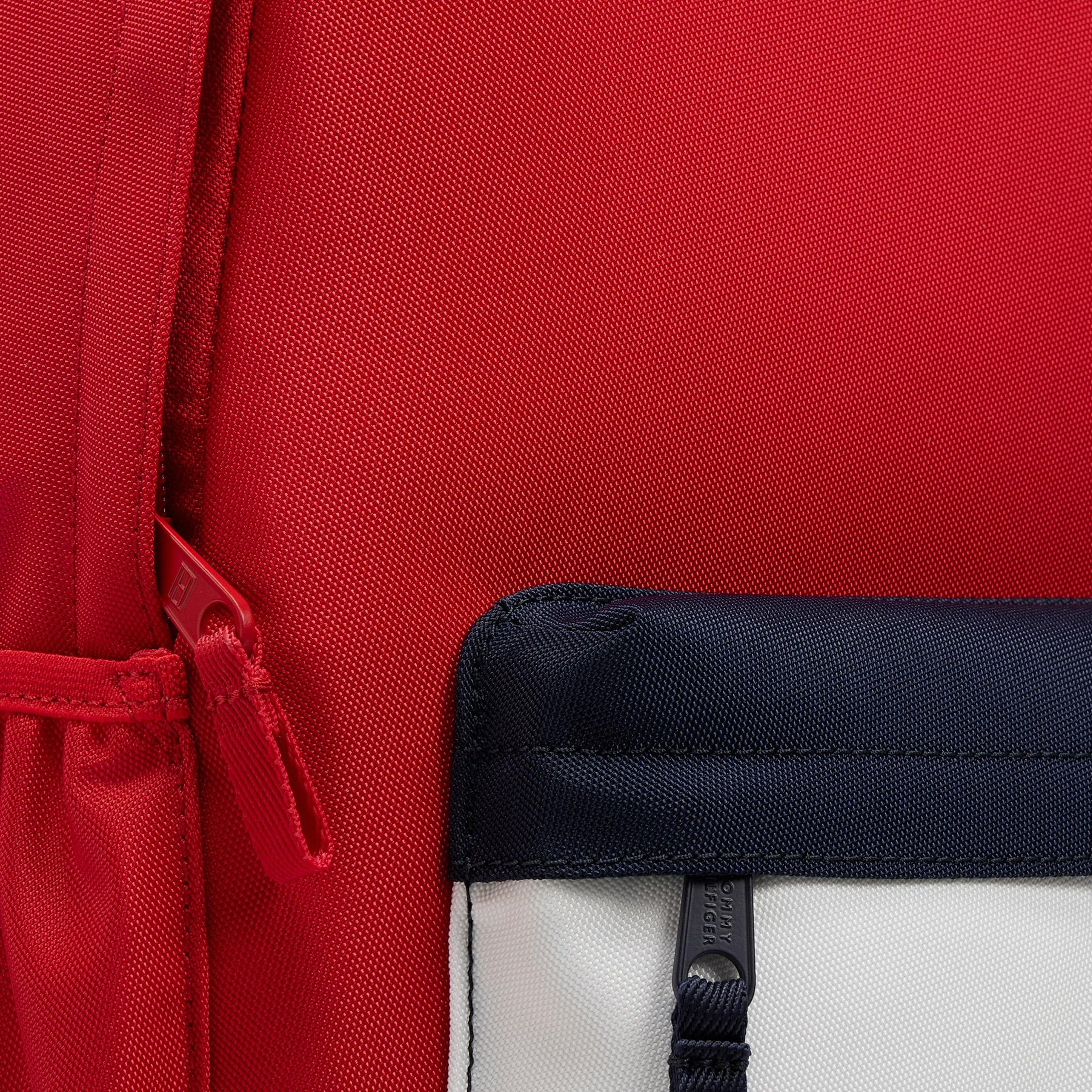 Tommy Hilfiger Essential Flag Çocuk Kırmızı Sırt Çantası