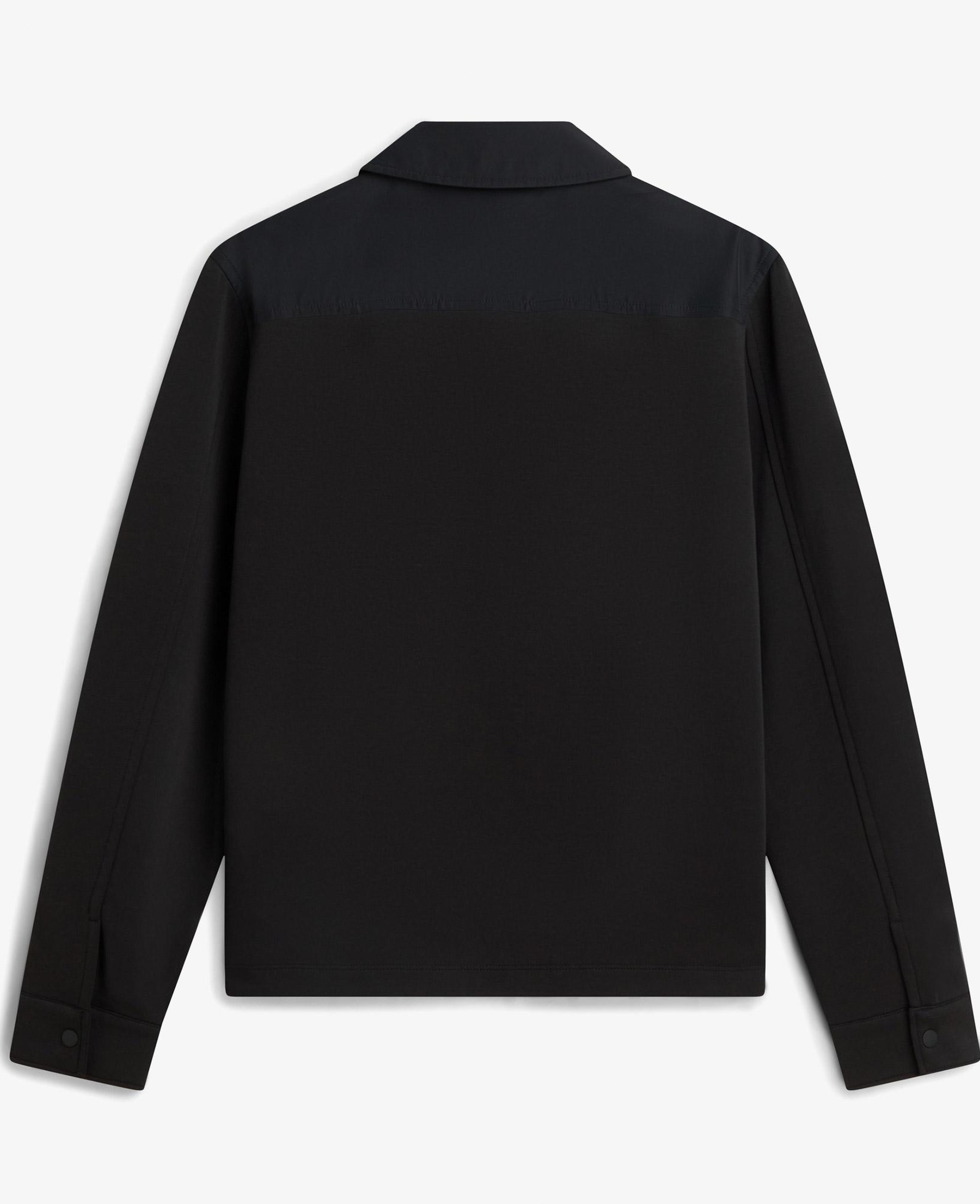 Tommy Hilfiger Essential Mix Media Chore Erkek Siyah Ceket