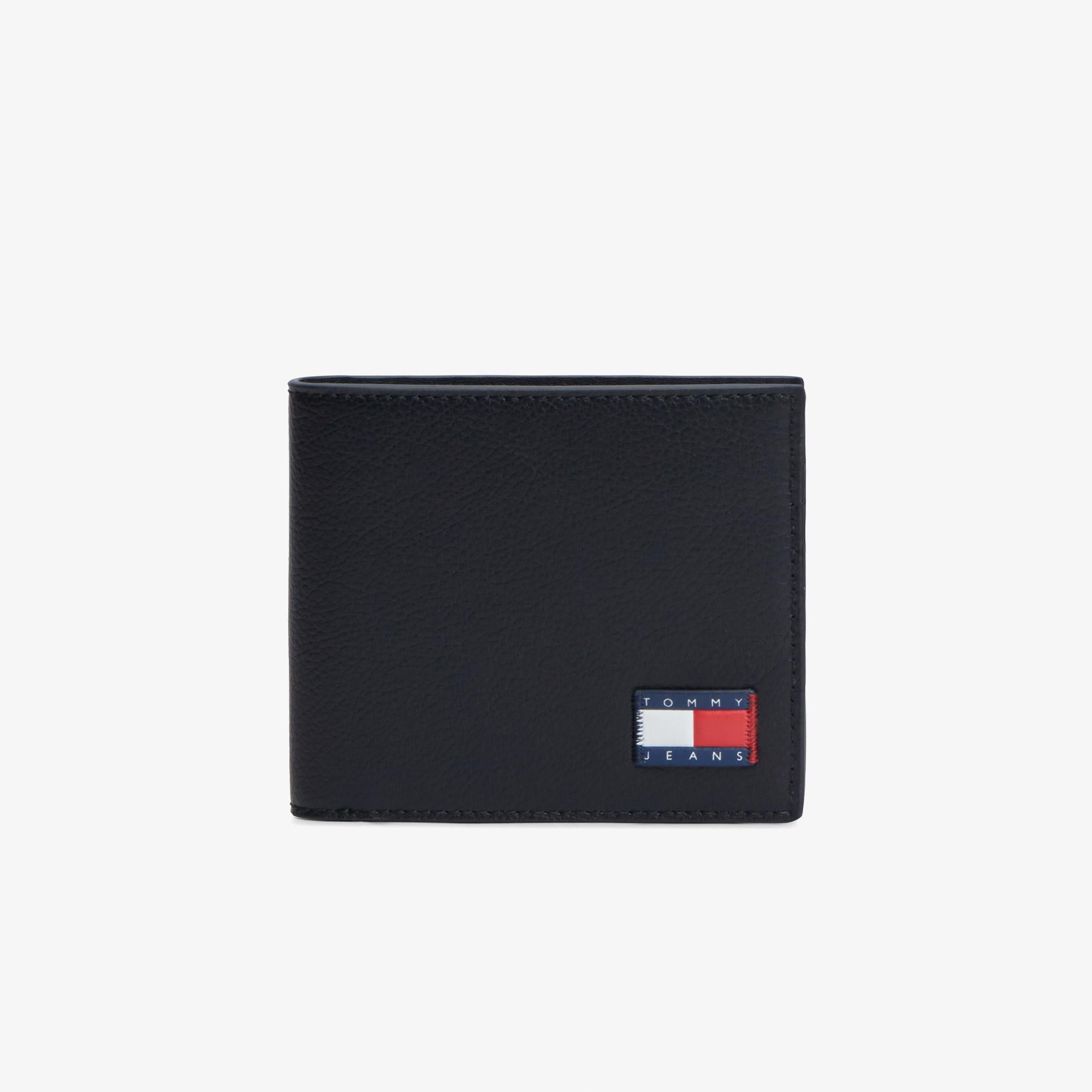 Tommy Hilfiger Heritage Leather Erkek Siyah Cüzdan