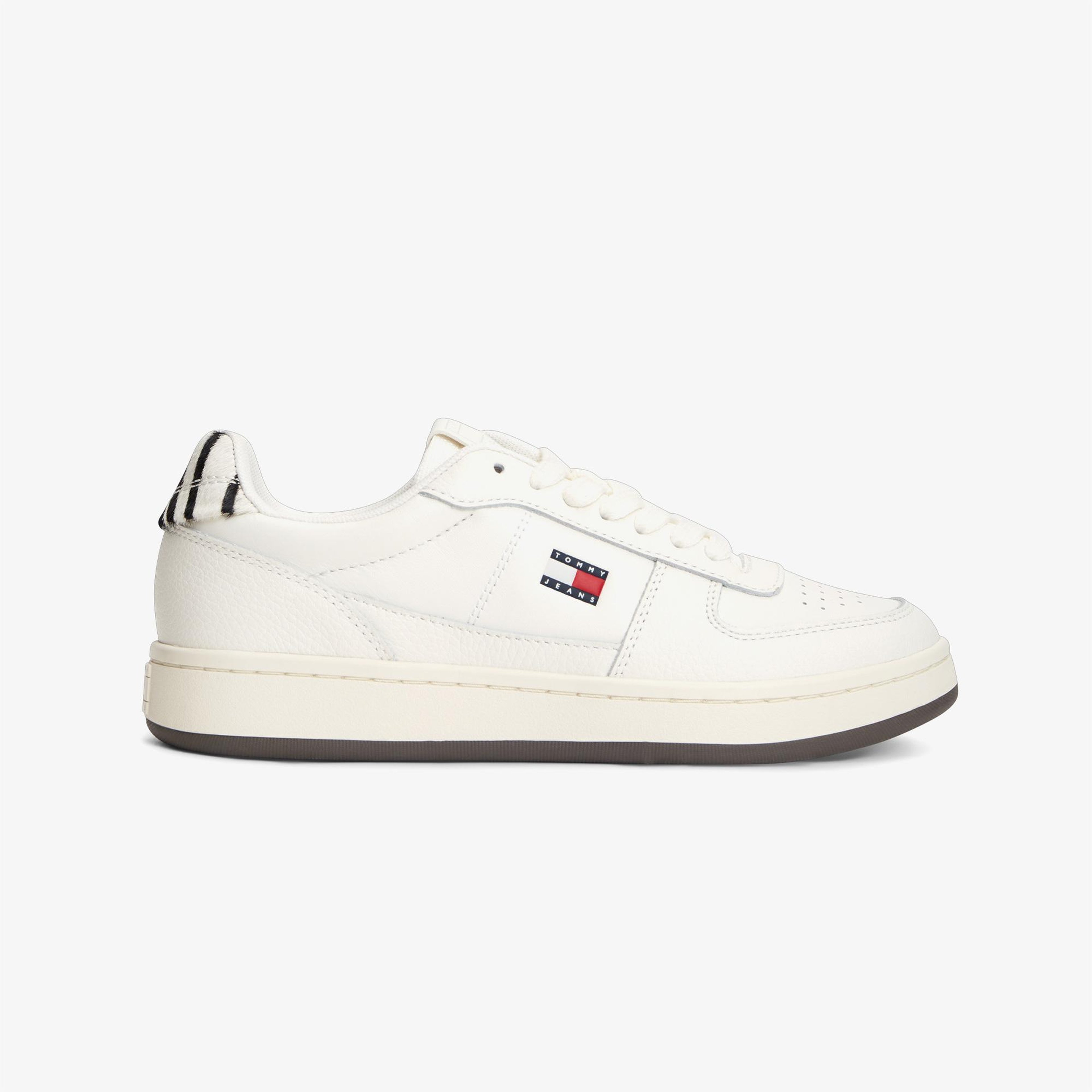 Tommy Hilfiger Archive '98 Retro Zebra Kadın Beyaz Sneaker