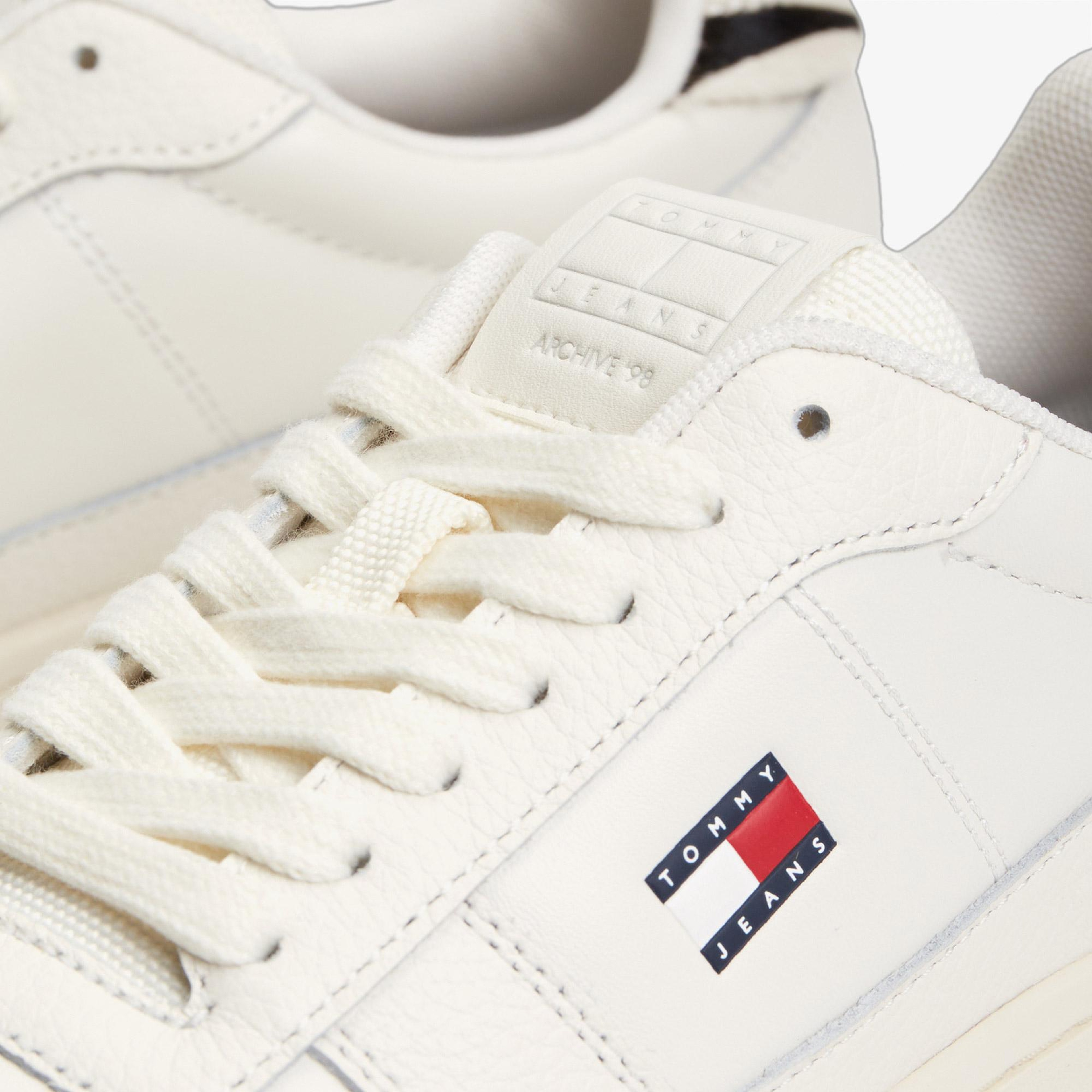 Tommy Hilfiger Archive '98 Retro Zebra Kadın Beyaz Sneaker