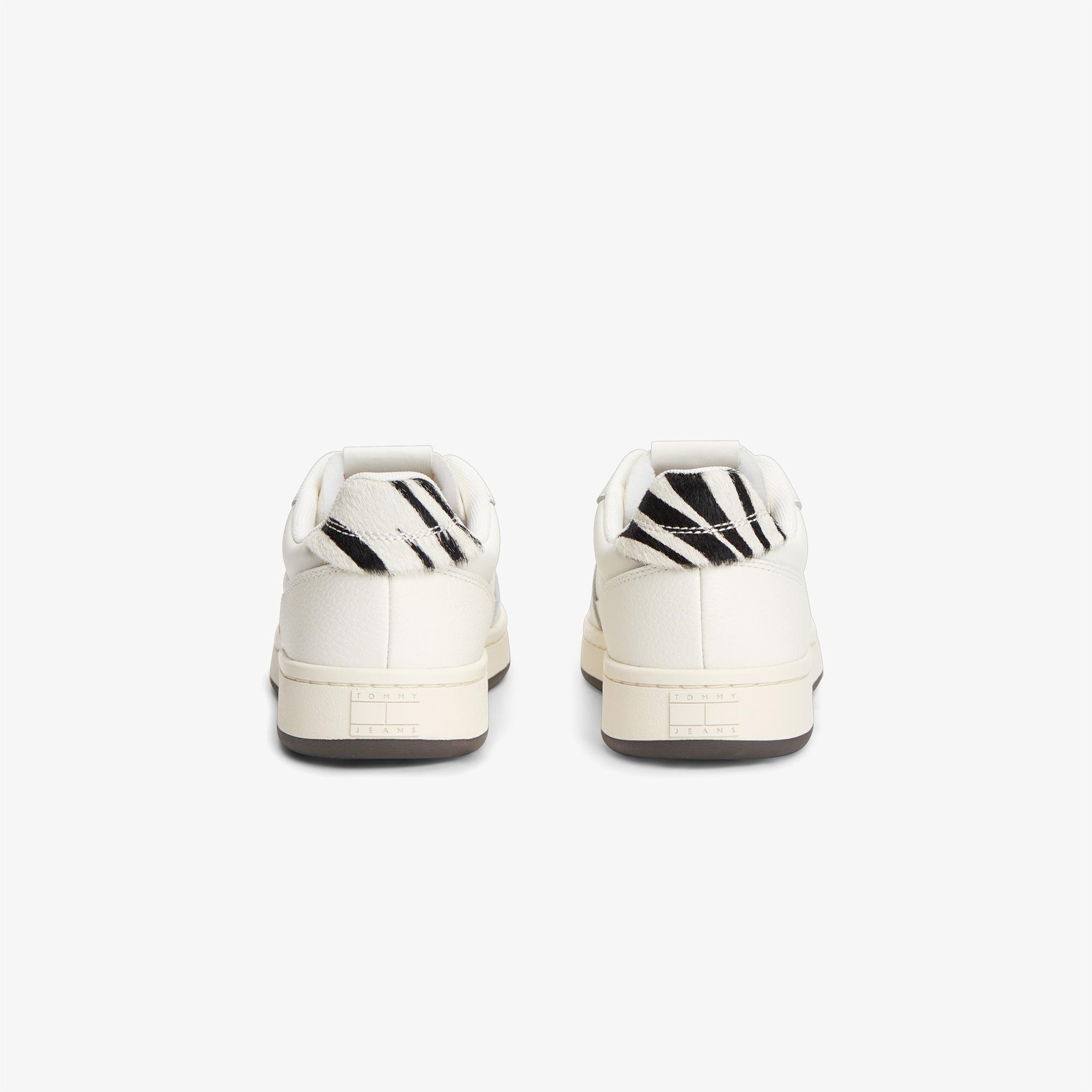 Tommy Hilfiger Archive '98 Retro Zebra Kadın Beyaz Sneaker