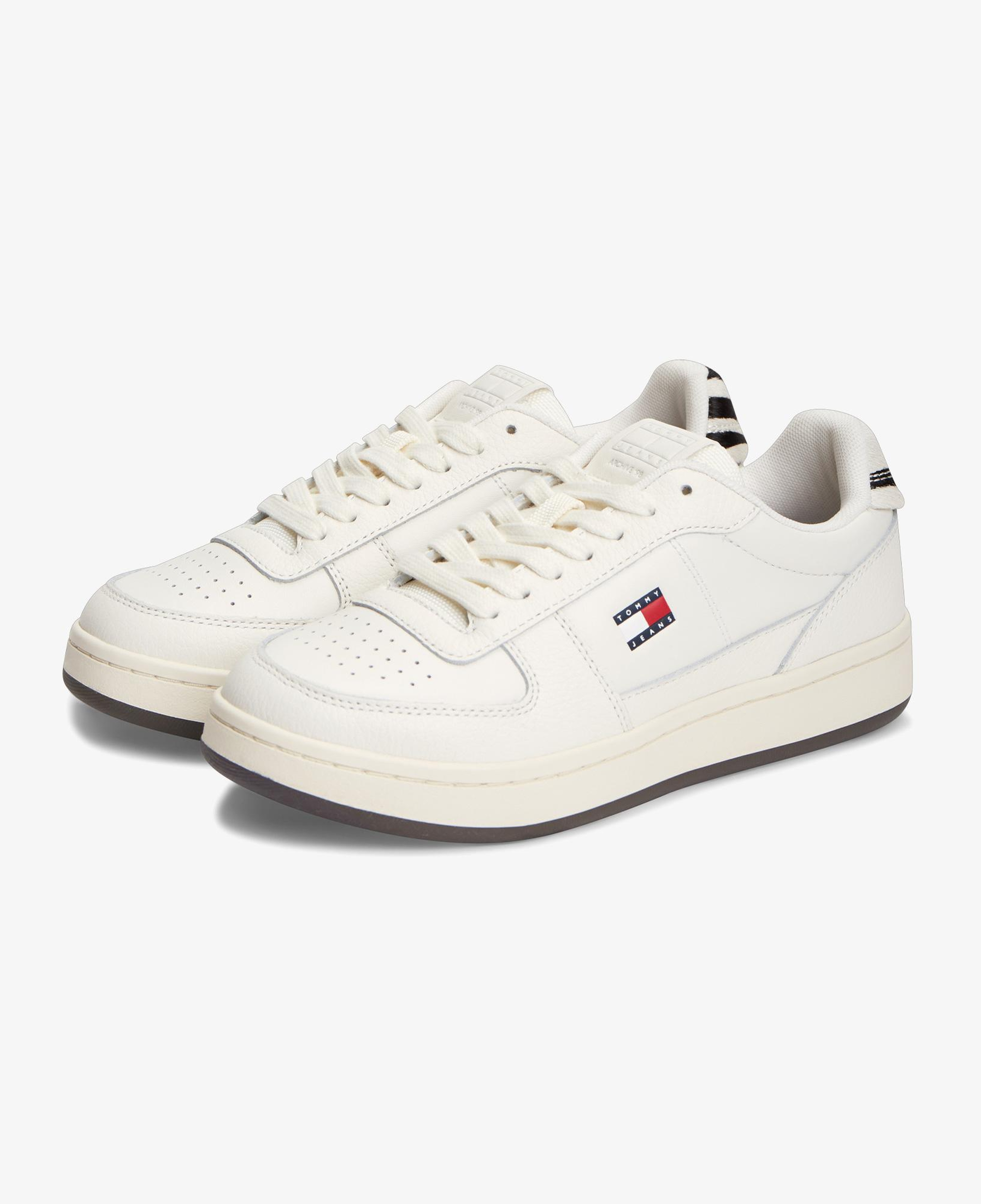 Tommy Hilfiger Archive '98 Retro Zebra Kadın Beyaz Sneaker