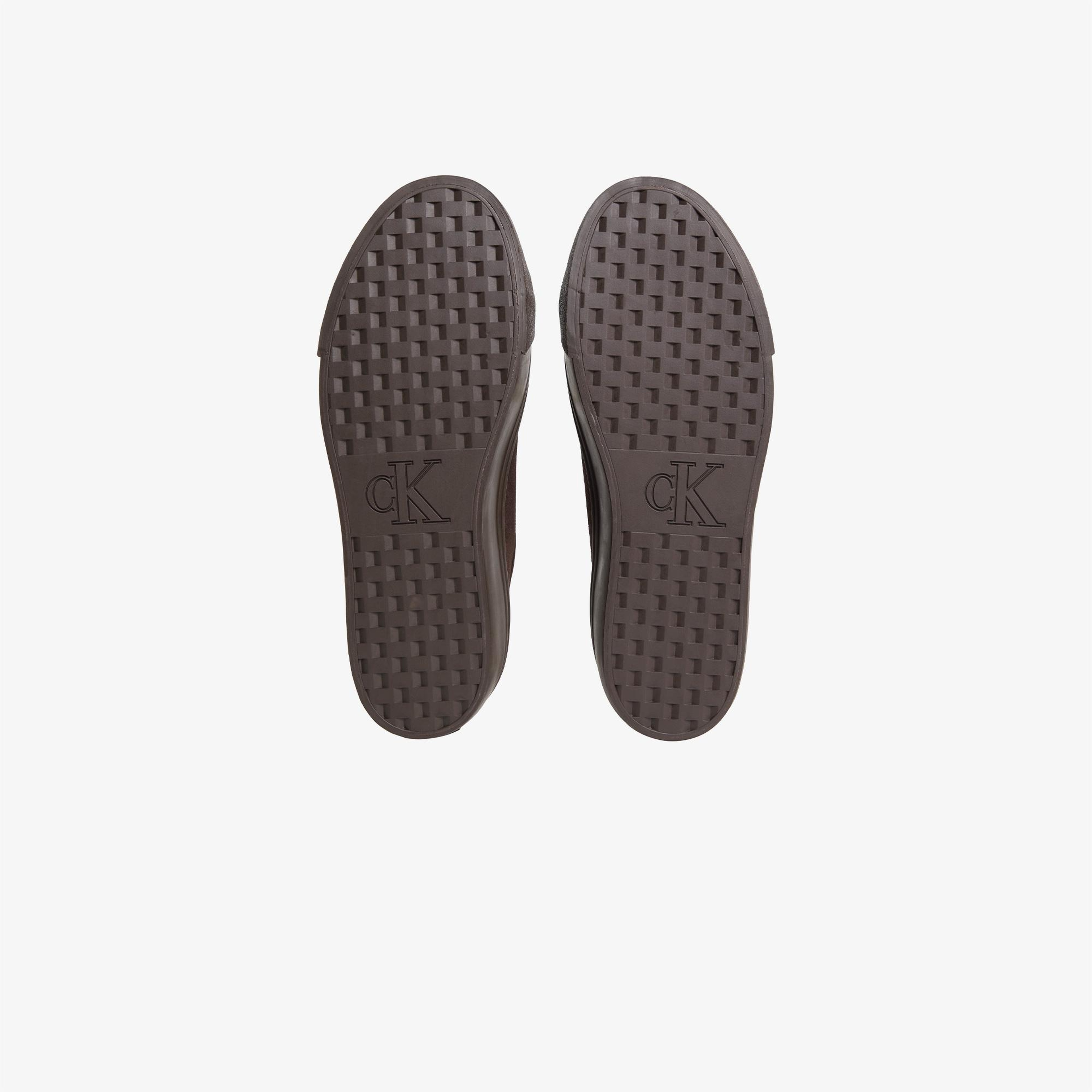 Calvin Klein Vulc Flatform Laceup Suede Kadın Mor Sneaker