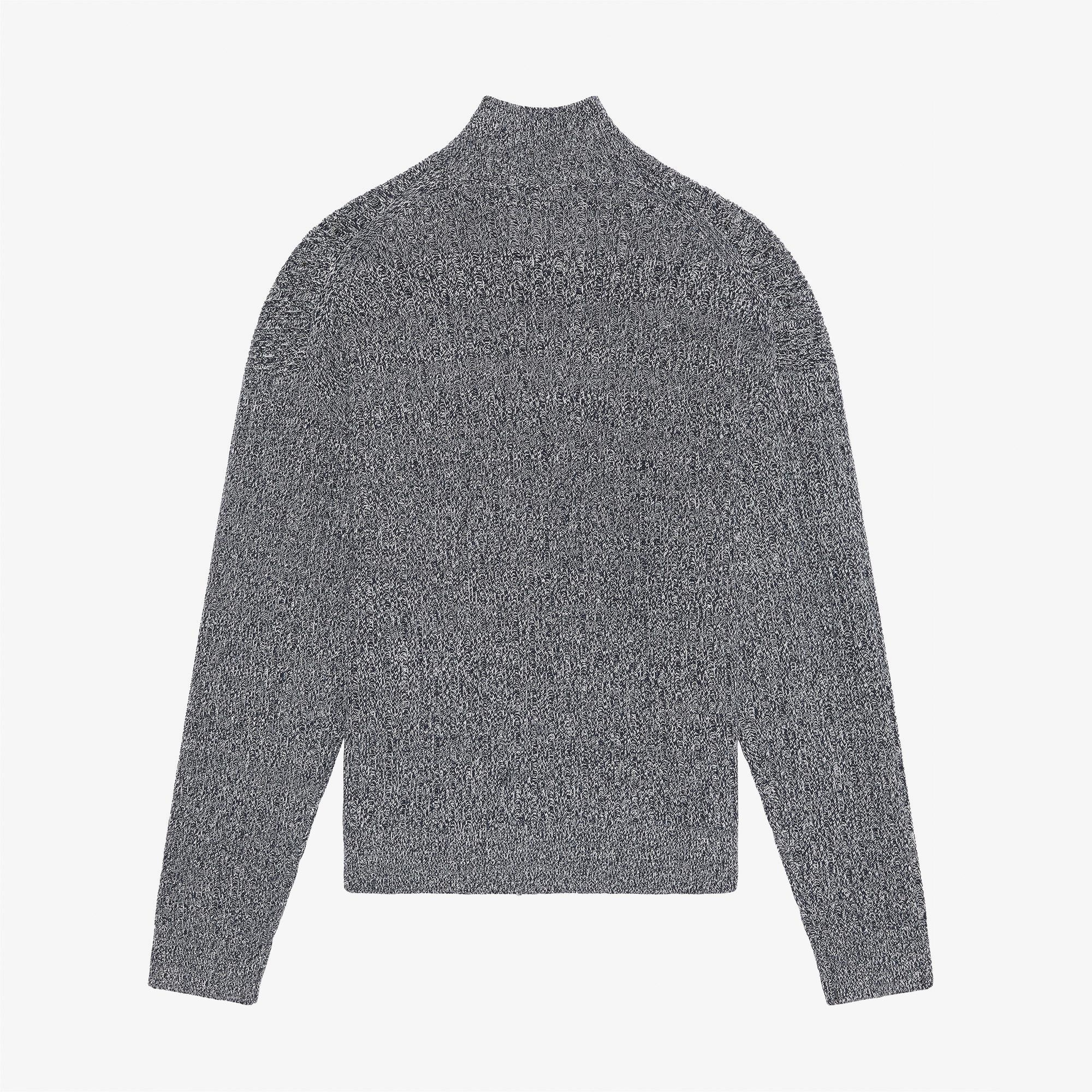 Calvin Klein Vertıcal Texture Cotton Erkek Mavi Triko