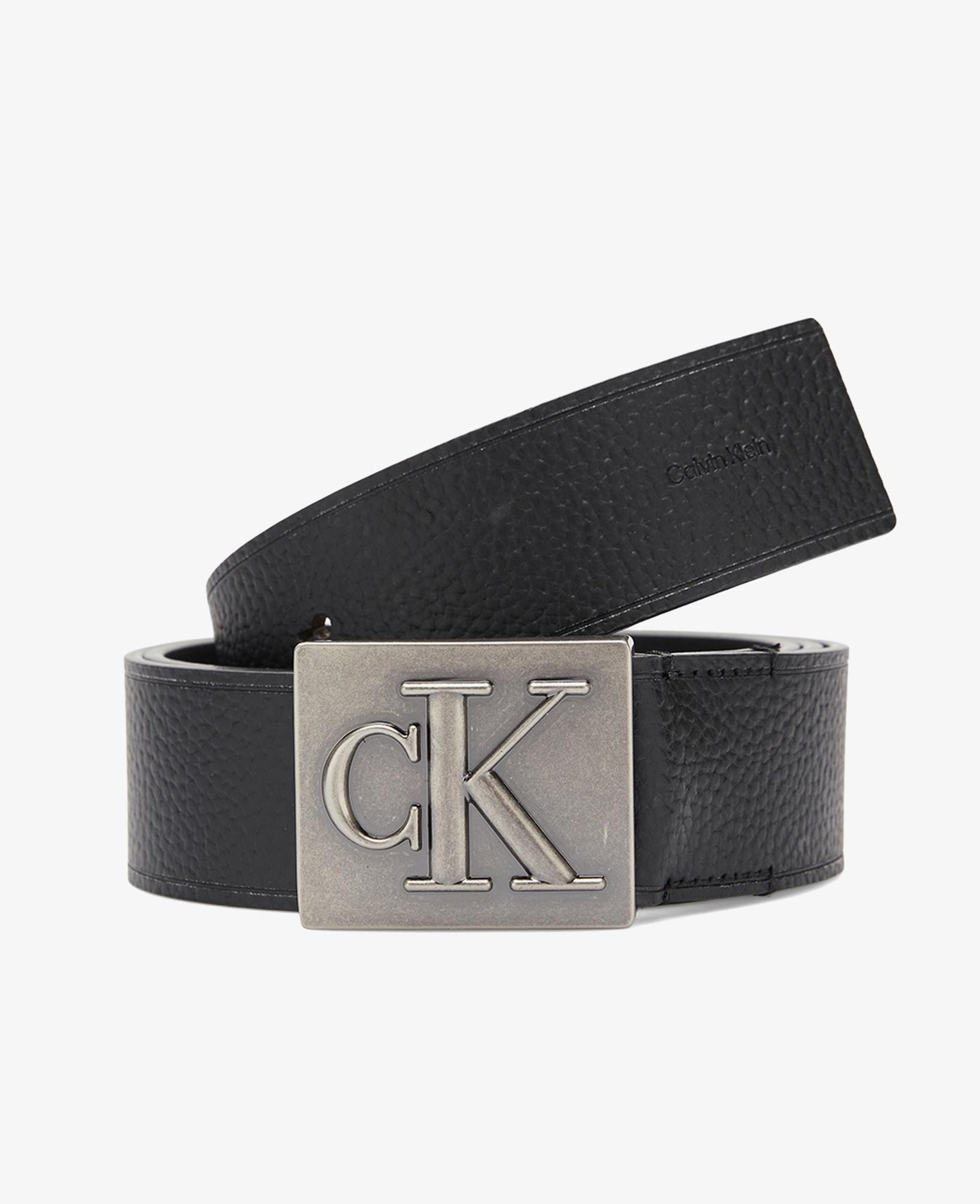 Calvin Klein Mono Plaque 40Mm Erkek Siyah Kemer