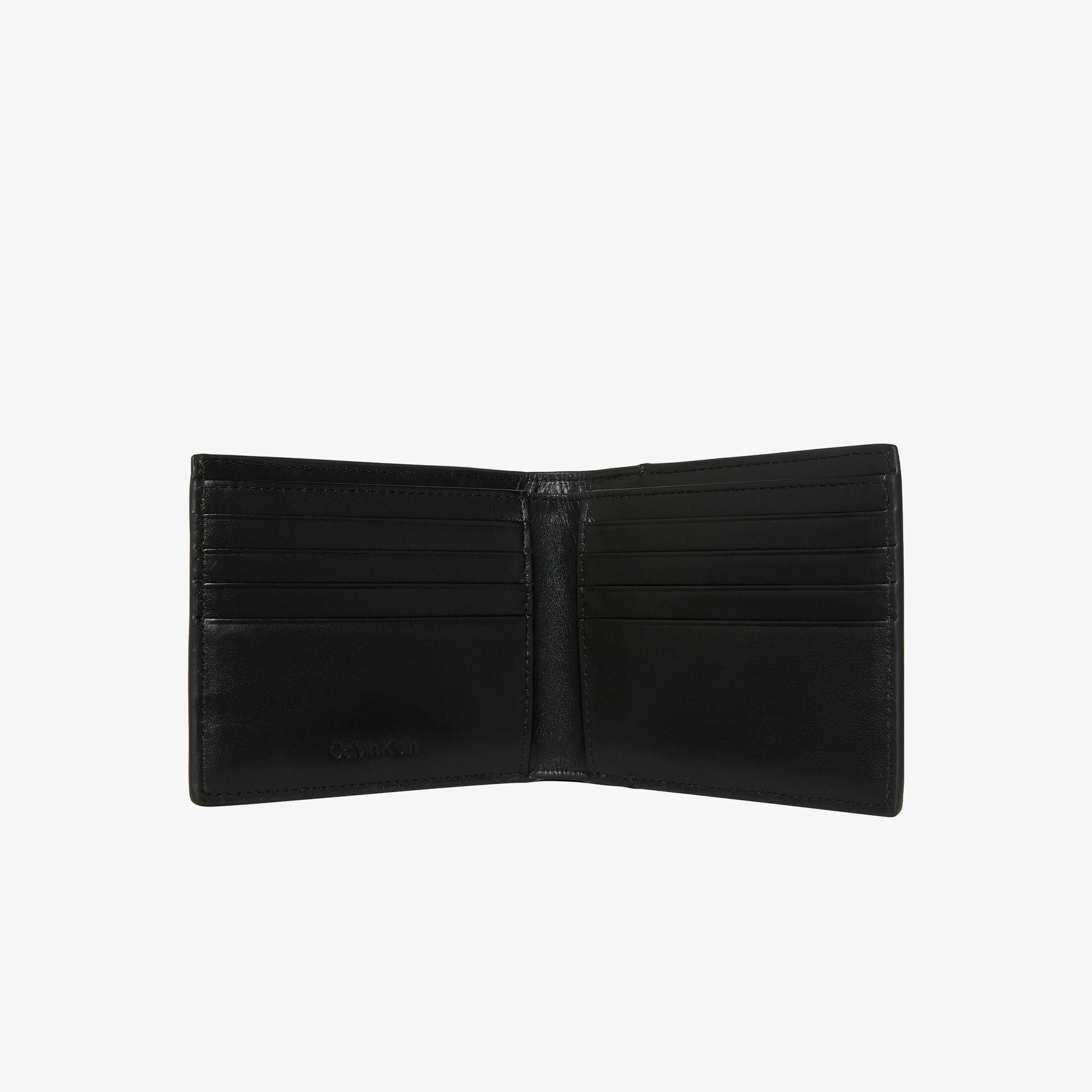 Calvin Klein Refined Emblem Mix Billfold Erkek Siyah Cüzdan