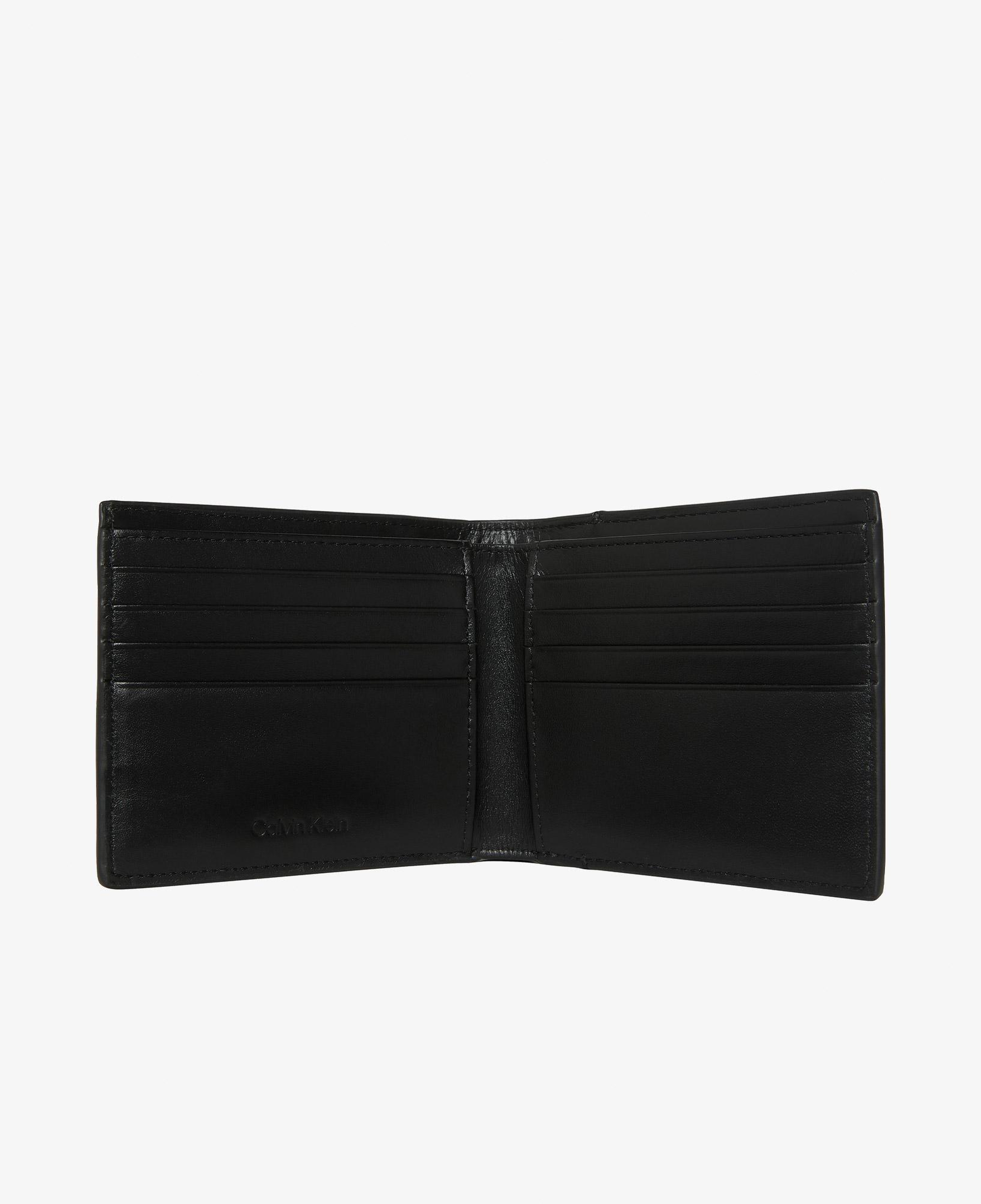 Calvin Klein Refined Emblem Mix Billfold Erkek Siyah Cüzdan