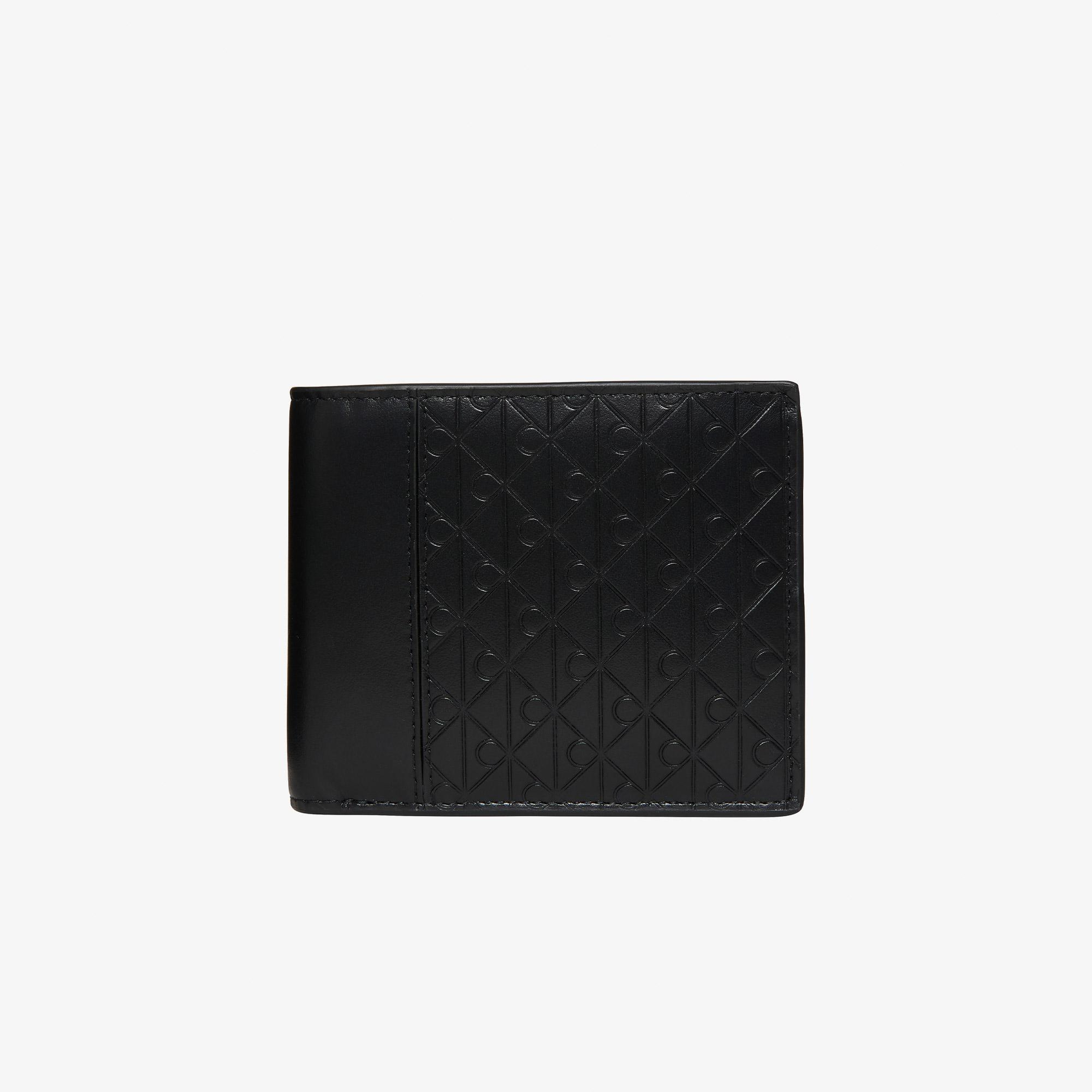 Calvin Klein Refined Emblem Mix Billfold Erkek Siyah Cüzdan